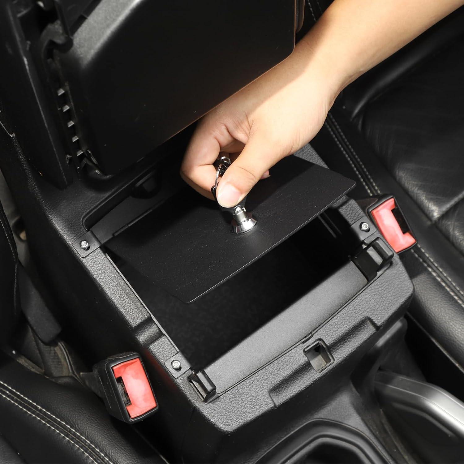 Caja de Cerradura Jimen para Consola Jeep Wrangler JL JT 2018-2024