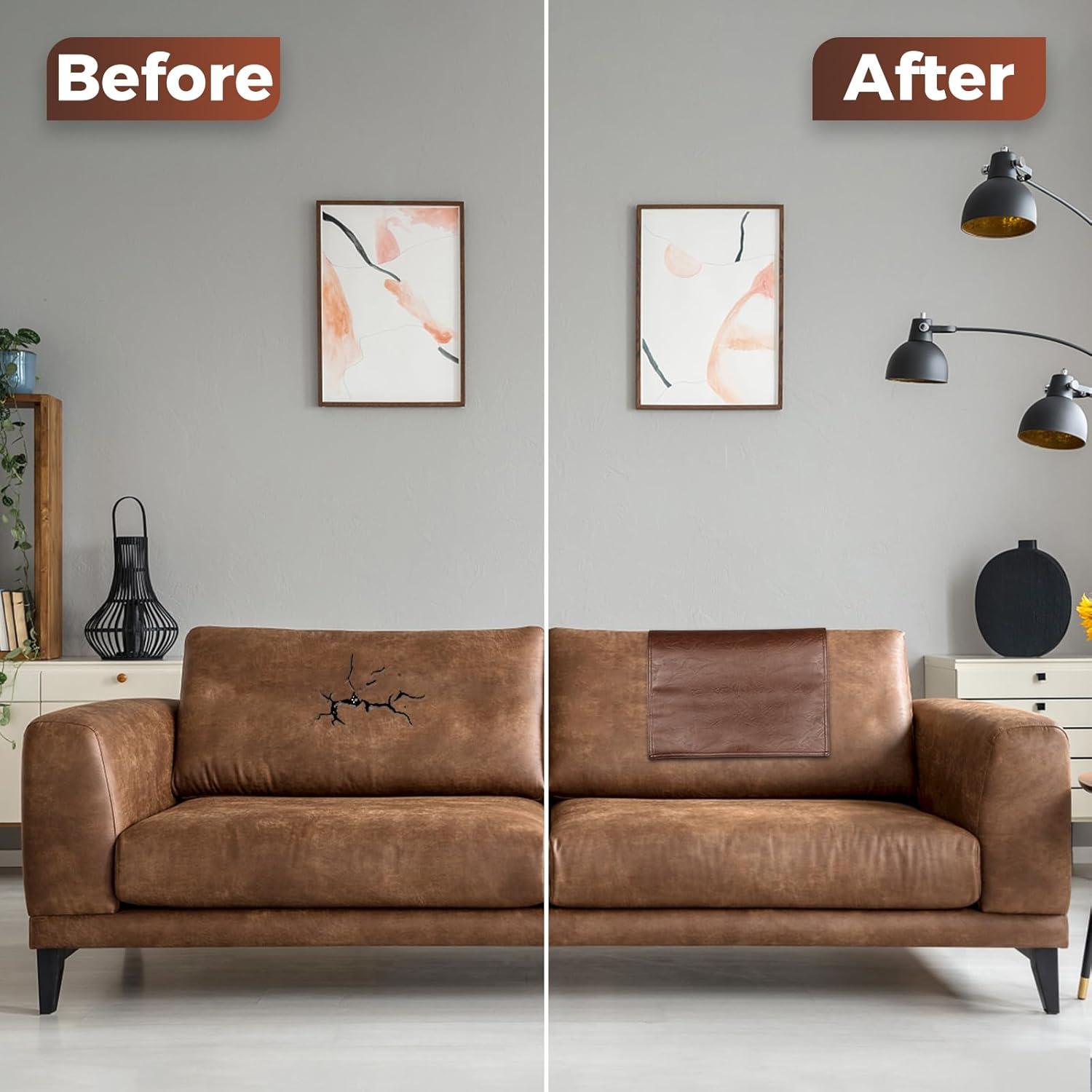 Protector de Respaldo Cuero Sintético NZDWZDN 68x43 cm Marrón