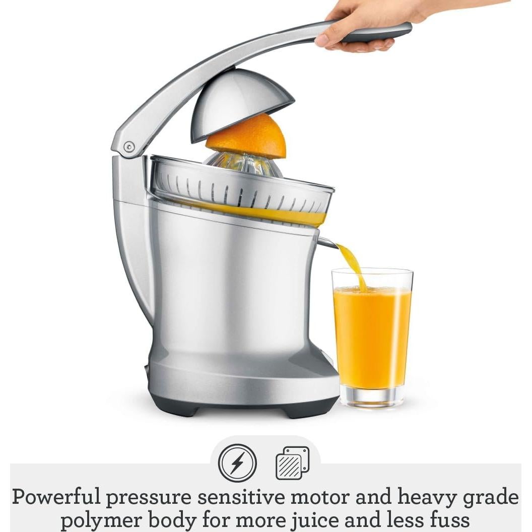 Exprimidor de Cítricos Breville BCP600SIL Motorizado Plata
