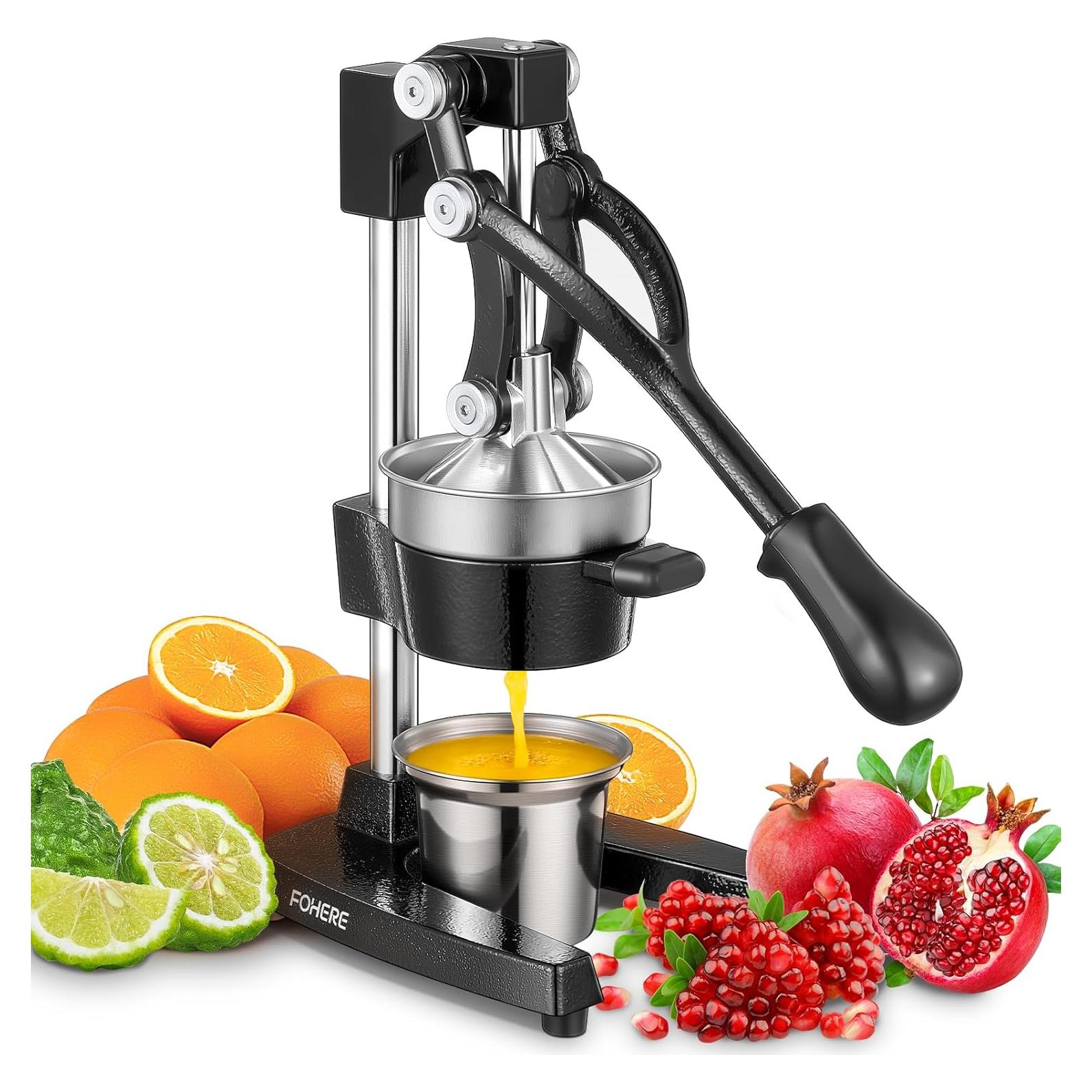 Exprimidor Manual FOHERE de Cítricos 400ml Acero Inoxidable