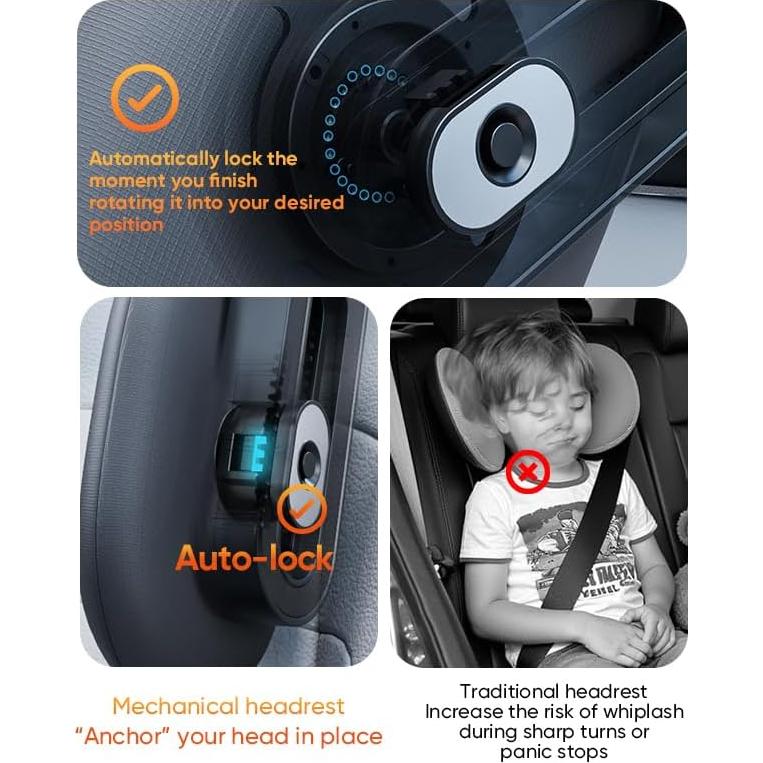 Cojín de Reposacabezas Ajustable PartsTo para Niños y Adultos