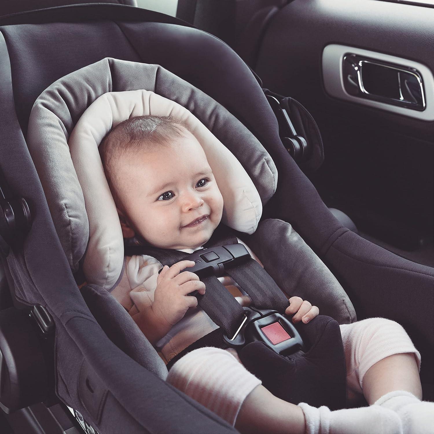 Soporte de Cabeza Diono Cuddle Soft 2-en-1 Gris Ártico