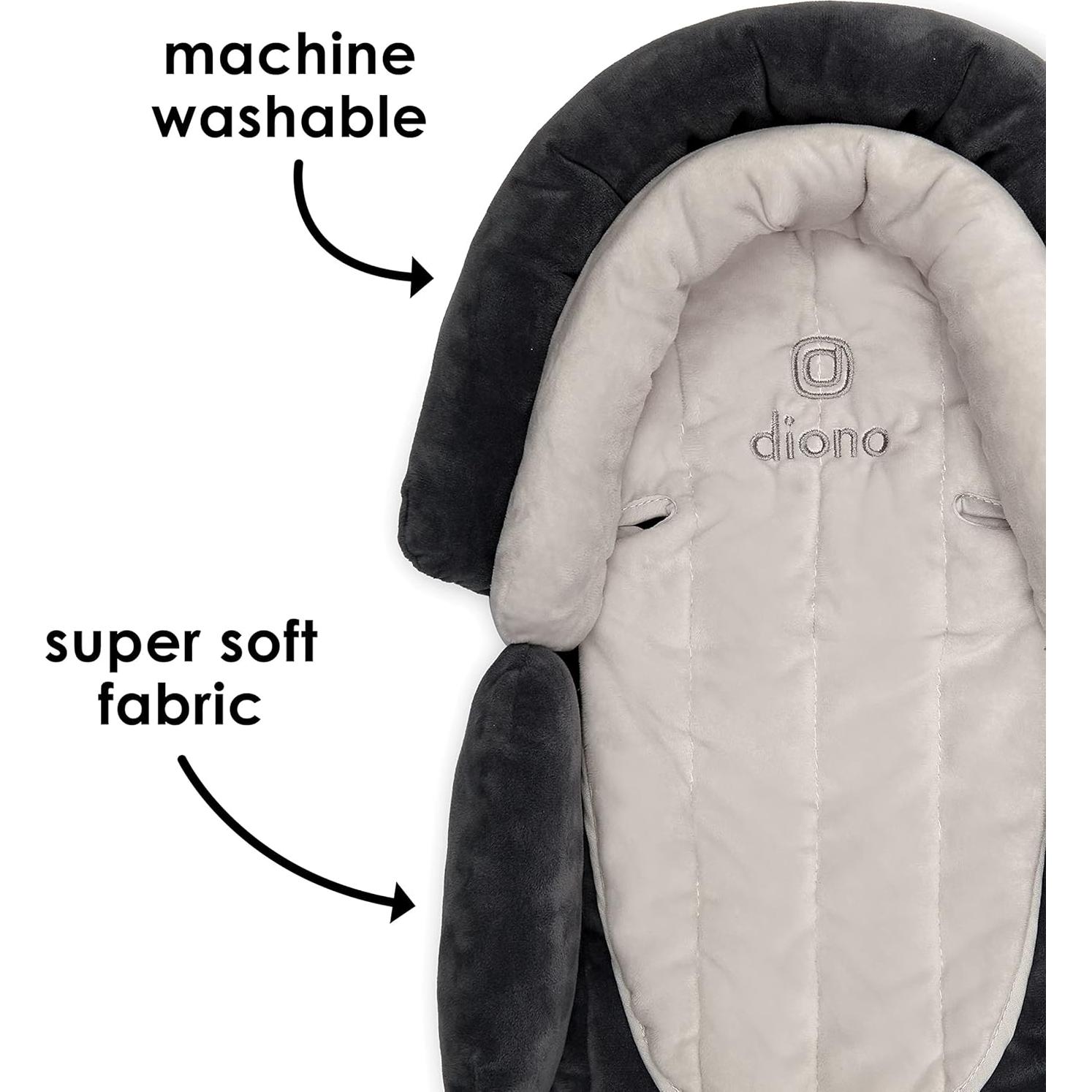 Soporte de Cabeza Diono Cuddle Soft 2-en-1 Gris Ártico