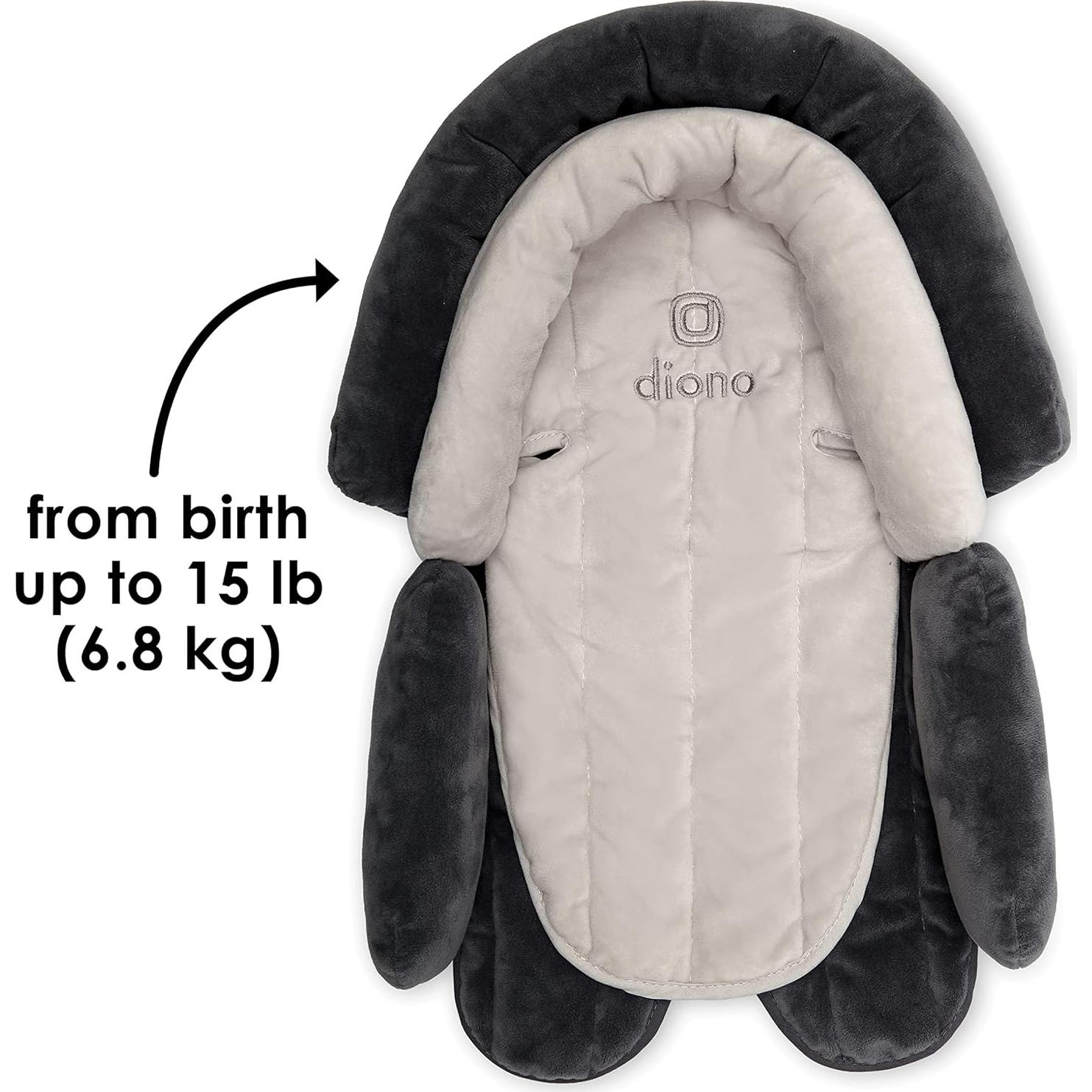 Soporte de Cabeza Diono Cuddle Soft 2-en-1 Gris Ártico