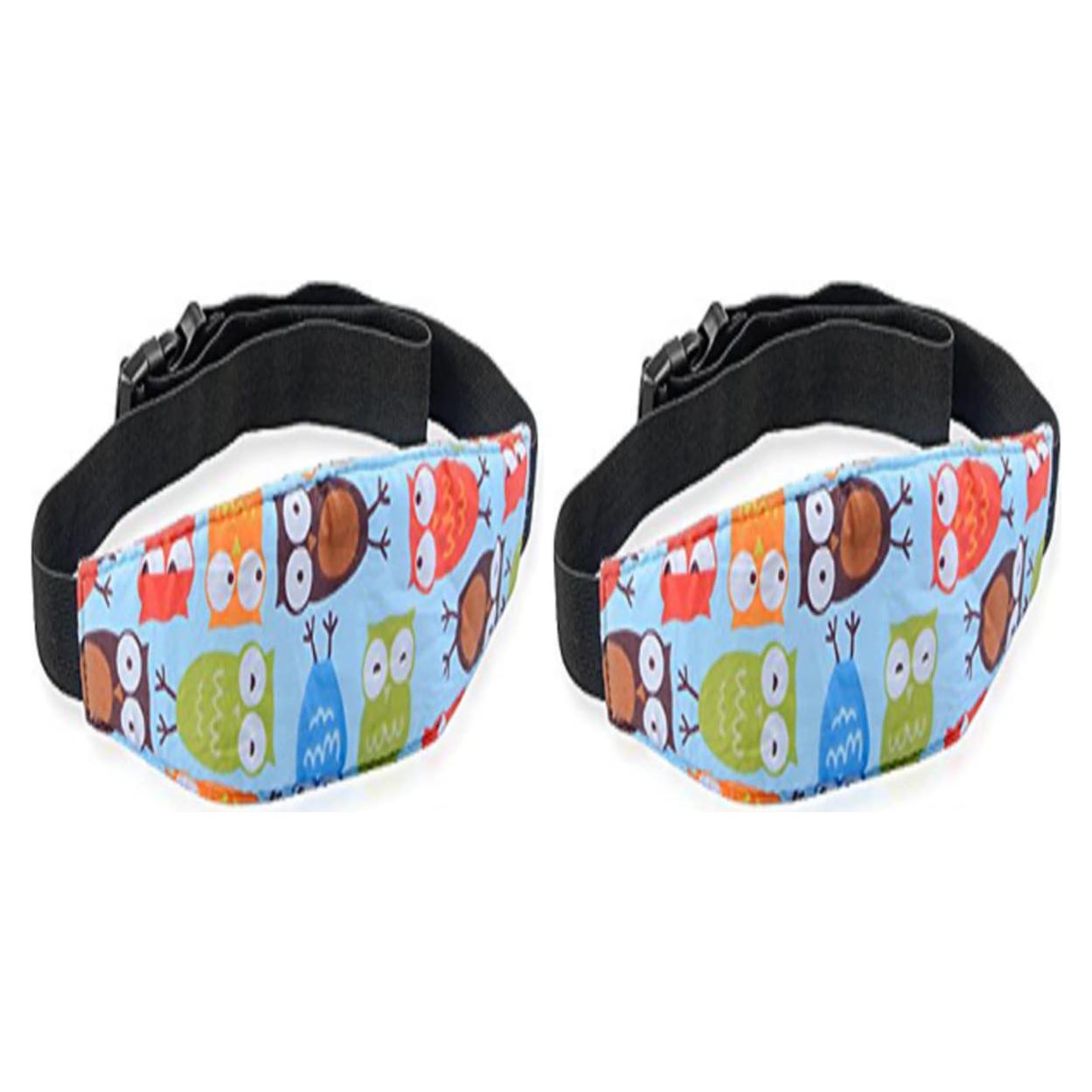 Soporte de Cabeza para Bebé 2PCS Almohada Auto Ajustable