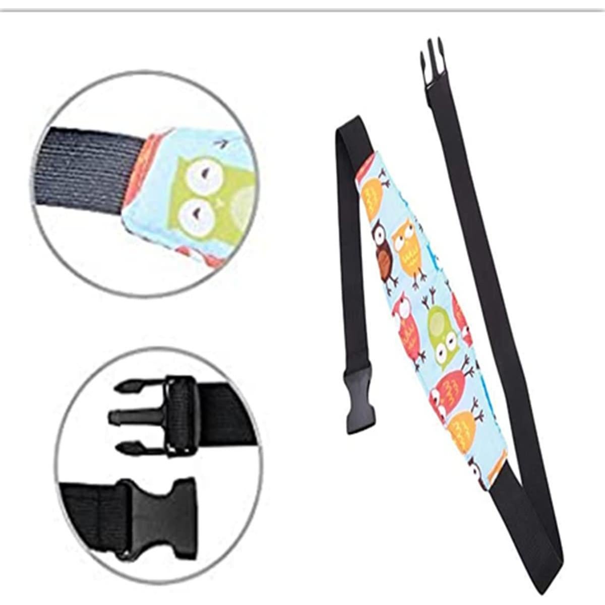 Soporte de Cabeza para Bebé 2PCS Almohada Auto Ajustable