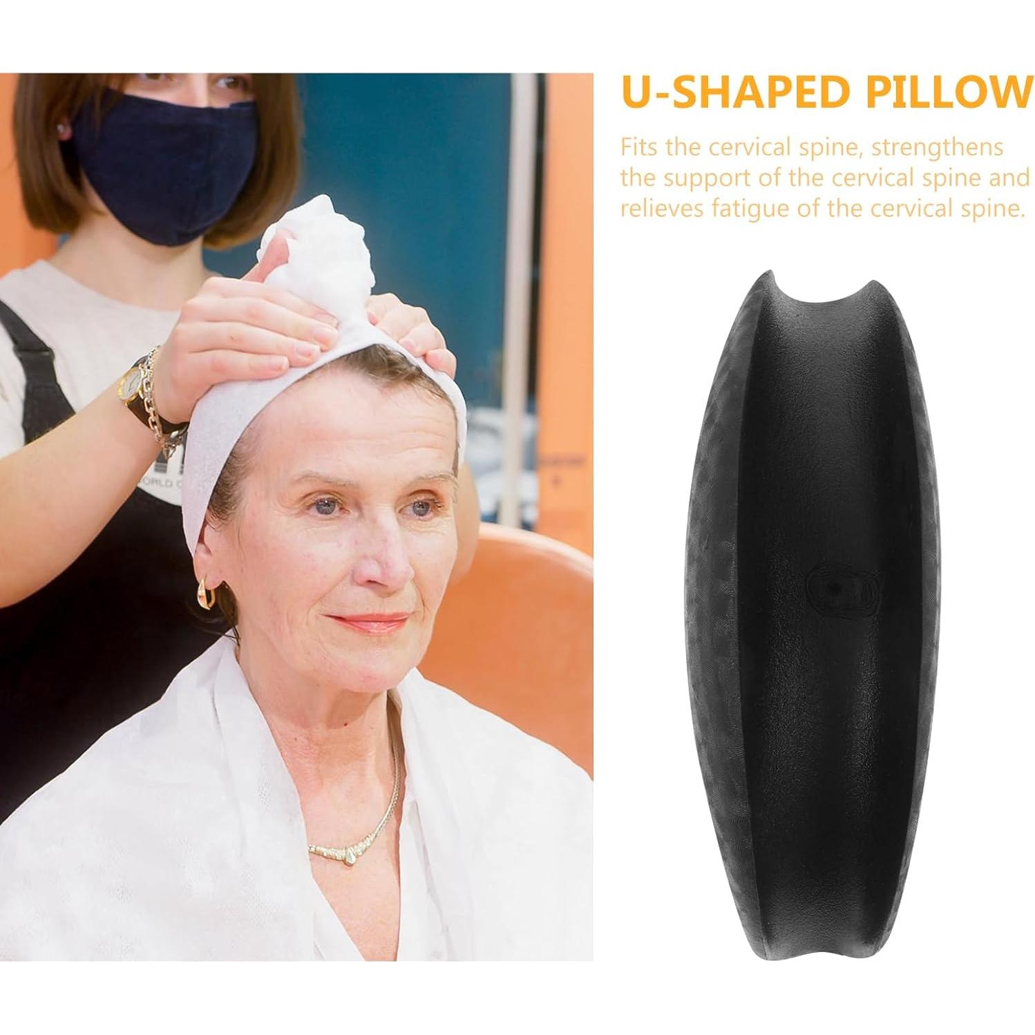 Reposacabezas de Lavabo Healeved para Shampoo Negro 18.5cm