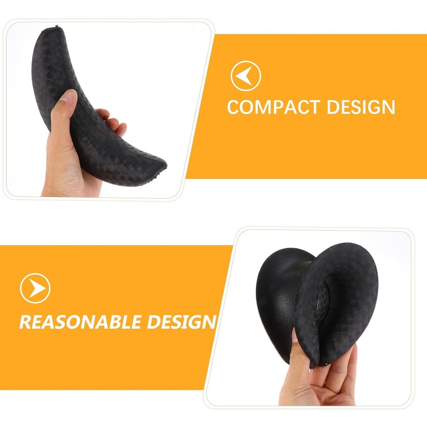 Reposacabezas de Lavabo Healeved para Shampoo Negro 18.5cm