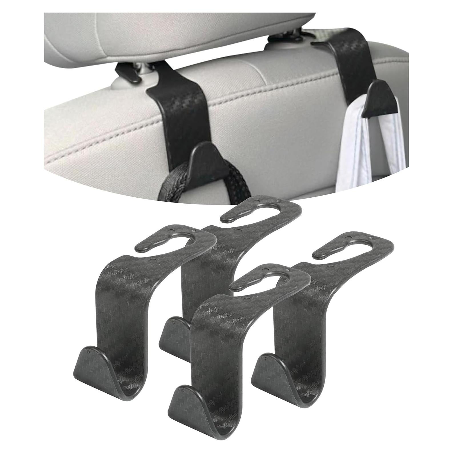 Paquete de 4 Ganchos para Reposacabezas de Coche bylikeho