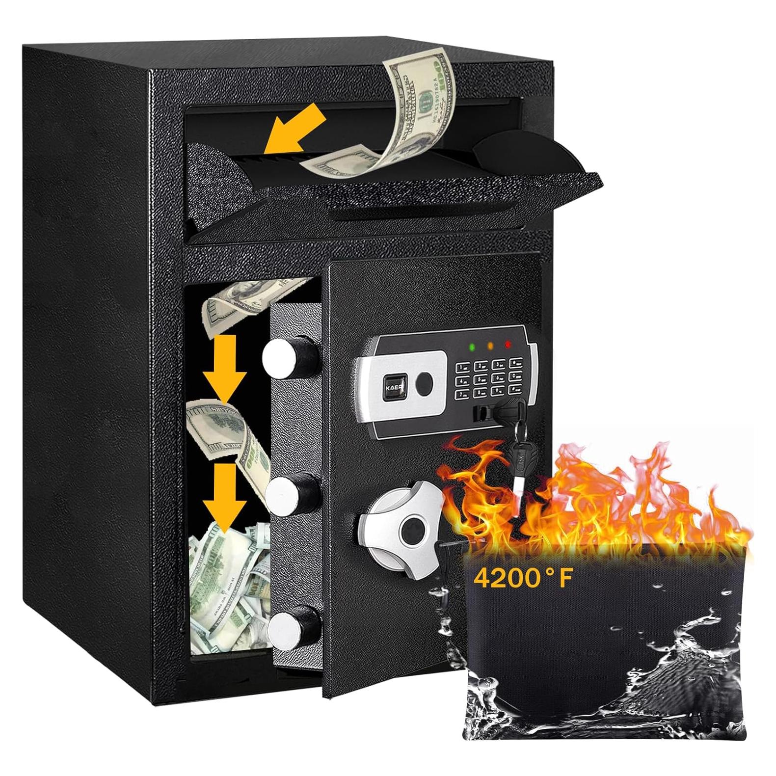 Caja Fuerte de Depósito 2.6 Pies Cúbicos KAER Digital