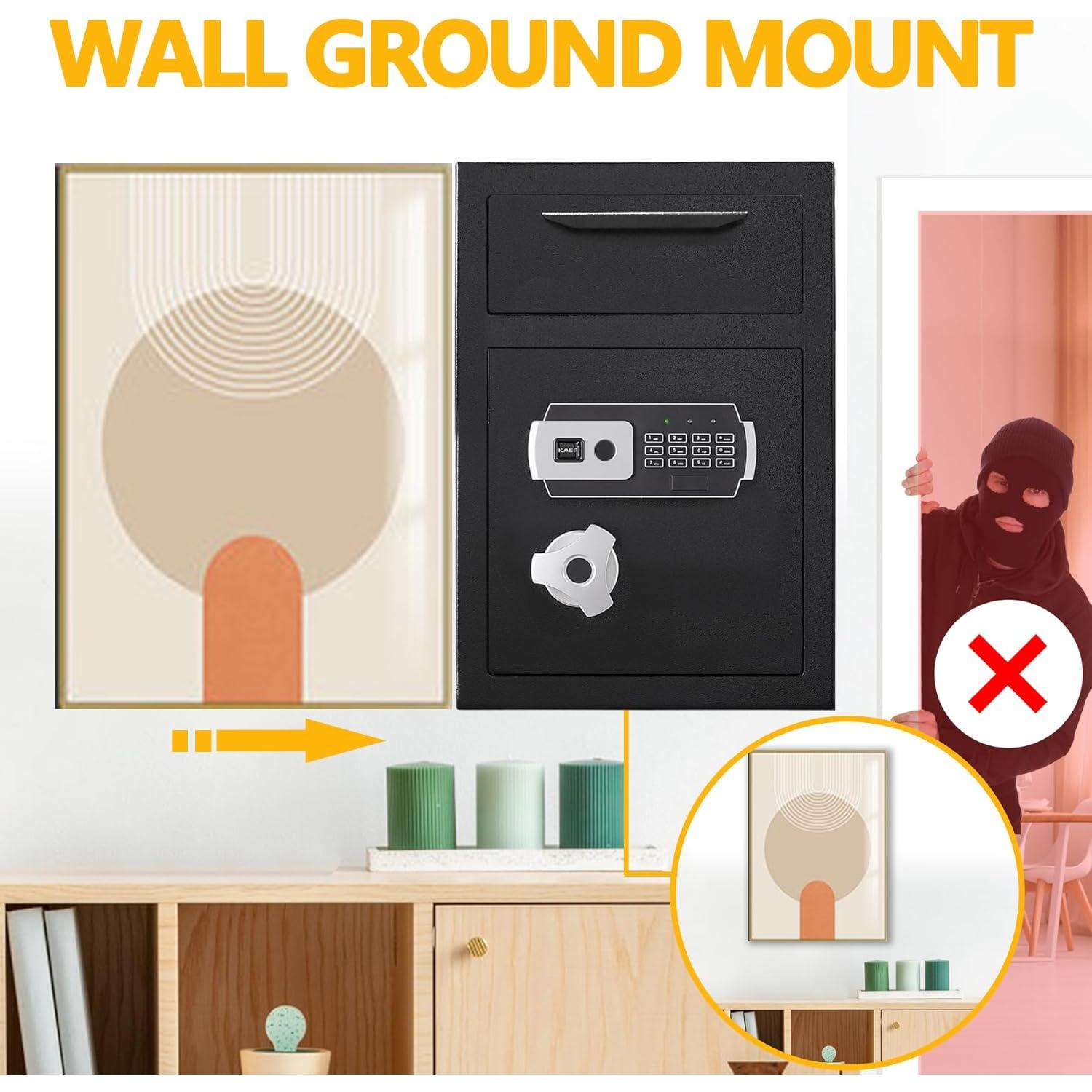 Caja Fuerte de Depósito 2.6 Pies Cúbicos KAER Digital