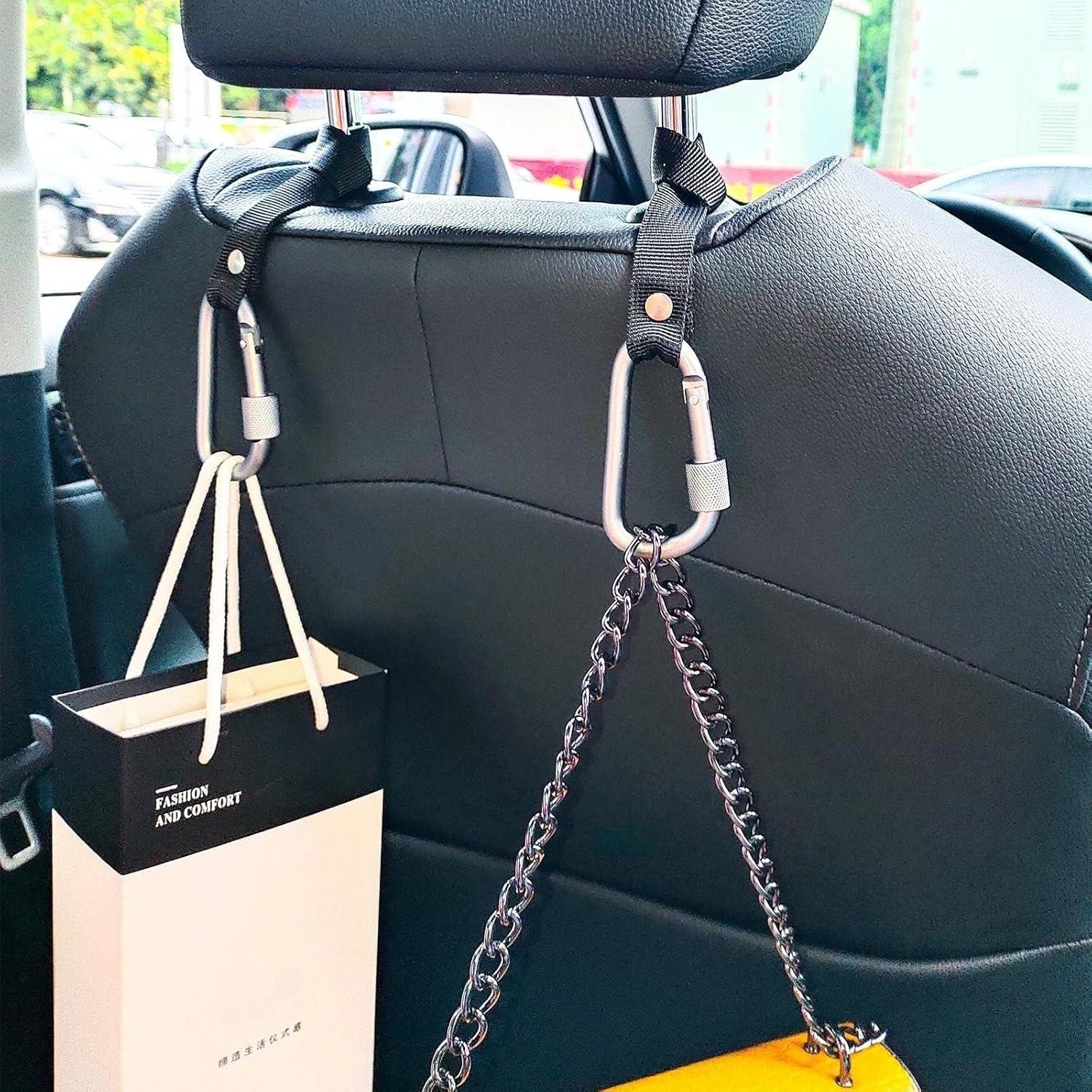 Ganchos de reposacabezas para coche Ecoshire - Gris