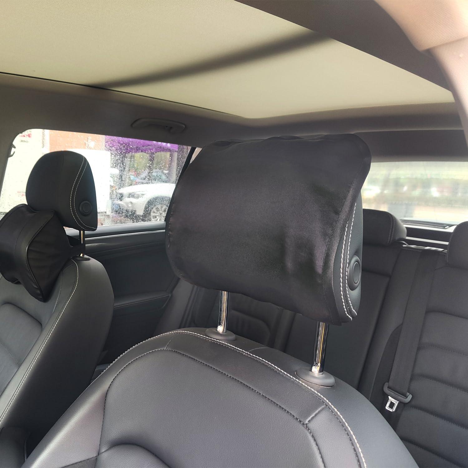 Funda de Cabecera de Auto de Satén Pranovo - Protección Cabello