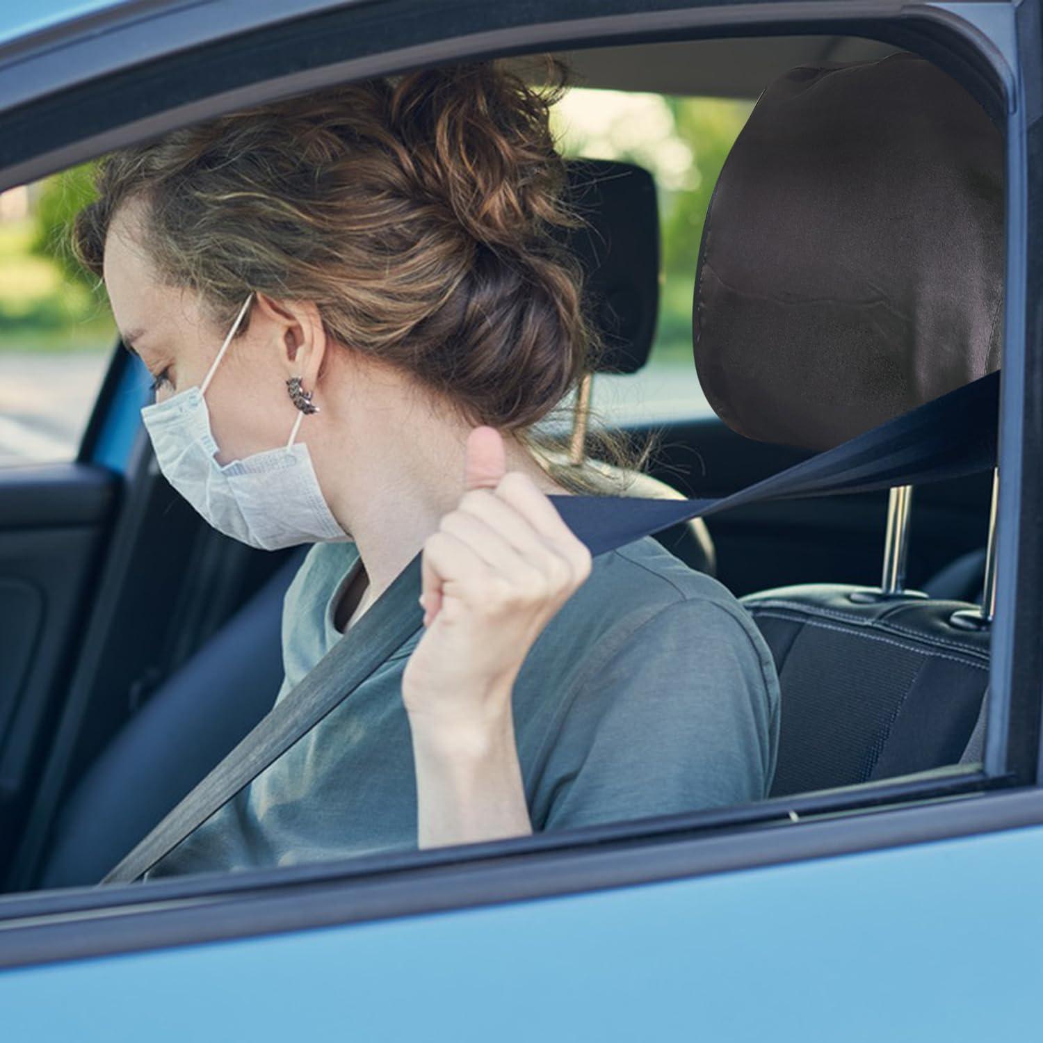 Funda de Cabecera de Auto de Satén Pranovo - Protección Cabello