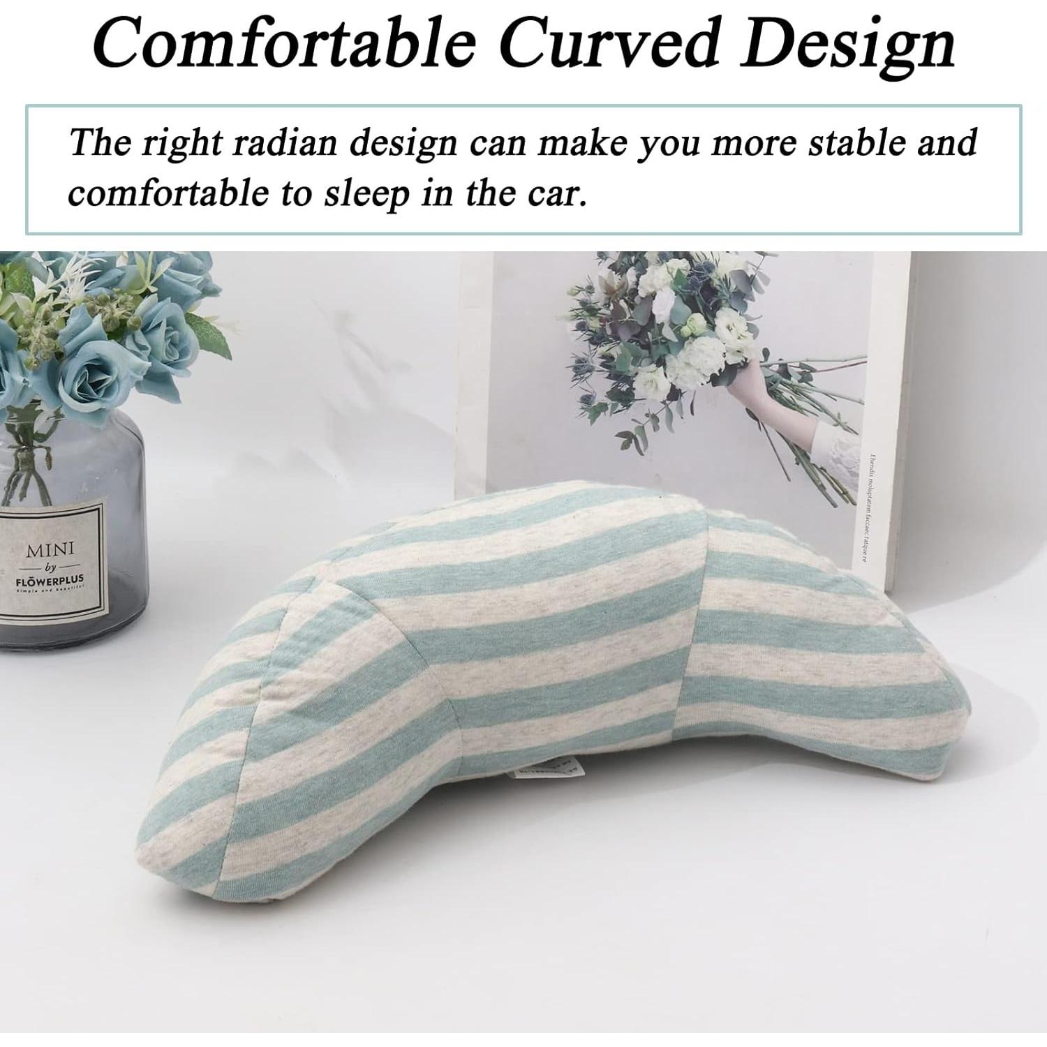 Cojín de Viaje para Coche WenMei Soporte Cuello Niños Verde