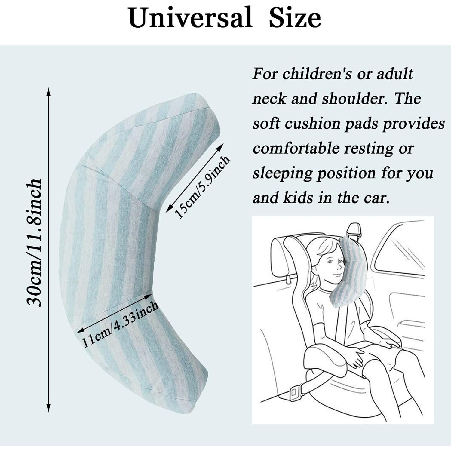 Cojín de Viaje para Coche WenMei Soporte Cuello Niños Verde