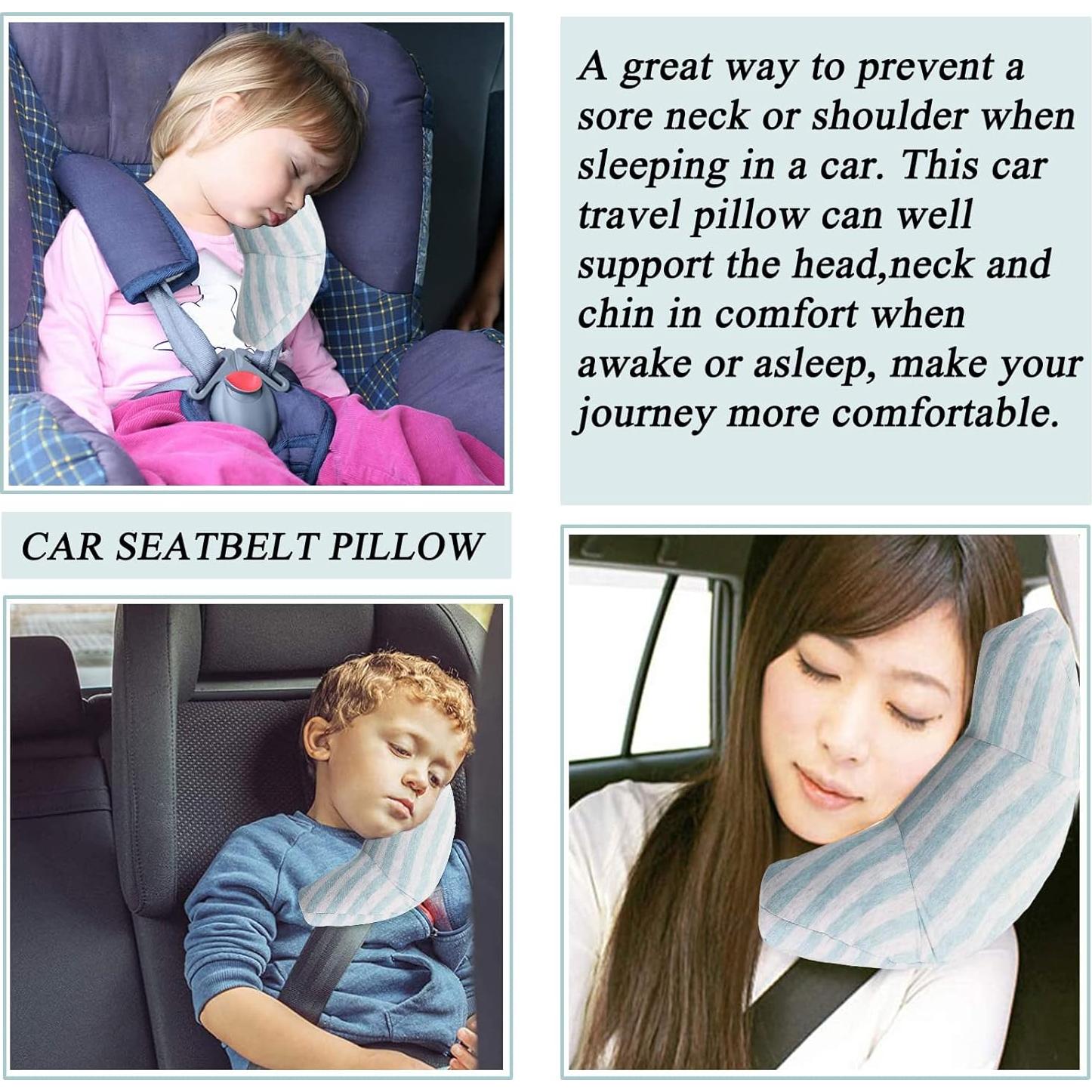 Cojín de Viaje para Coche WenMei Soporte Cuello Niños Verde