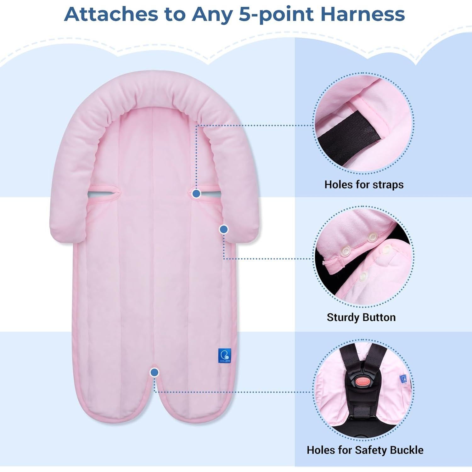 Soporte para Cuerpo de Bebé COOLBEBE Rosa 0-10 kg