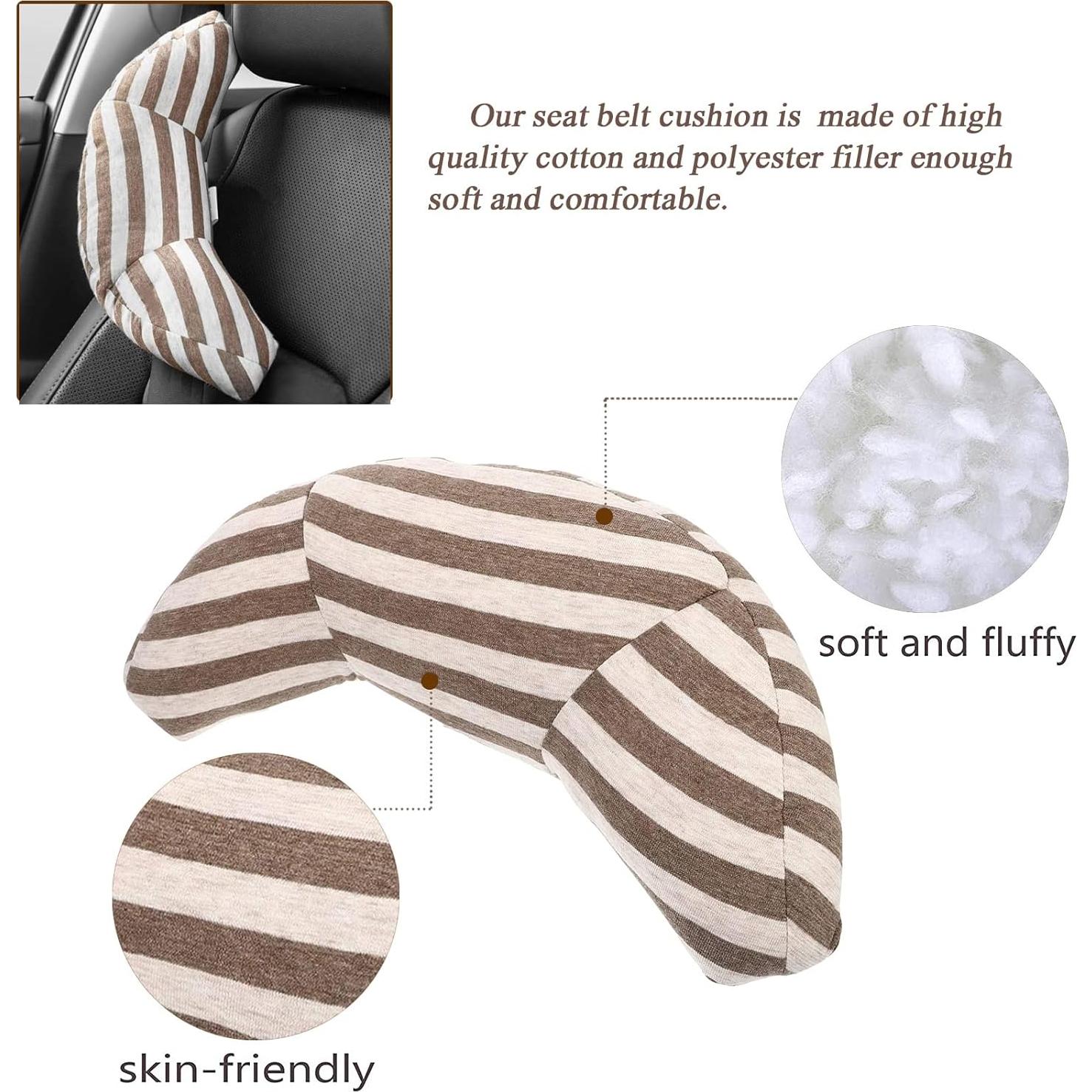 Cojín de Viaje Soporte Cuello Niños WenMei Marrón 30x15 cm