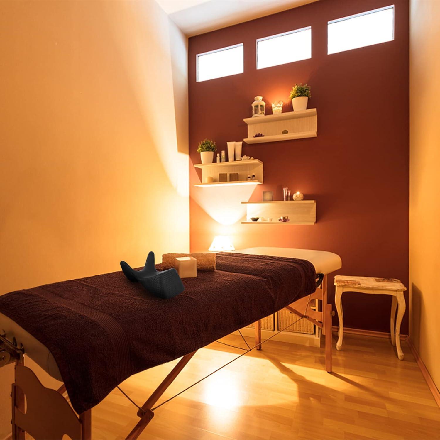 Cojín de Reposacabezas Beaupretty para Lavabo Negro 20x21cm