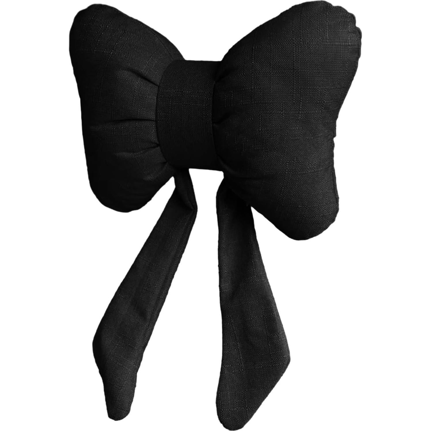 Cojín de Cuello Ajustable HEYXI para Automóvil Negro 38x25cm