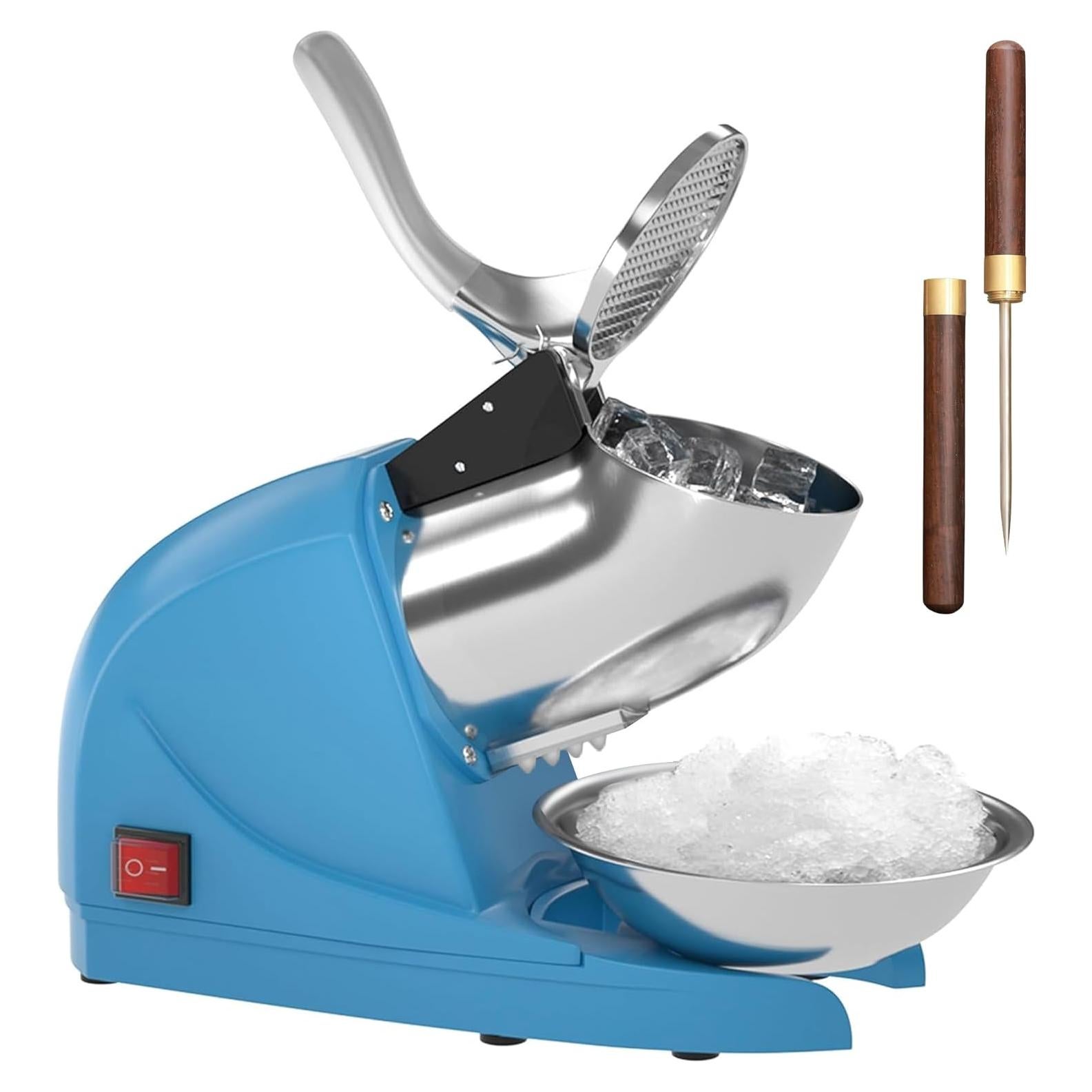 Máquina de Hielo Raspado Greatrue 380W 130kg/h Azul