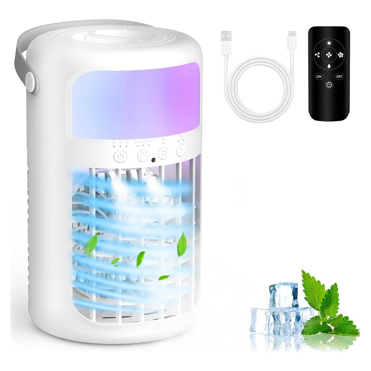 Aire Acondicionado Portátil Fotuial LF-03 4-en-1 Ultra-Silencioso