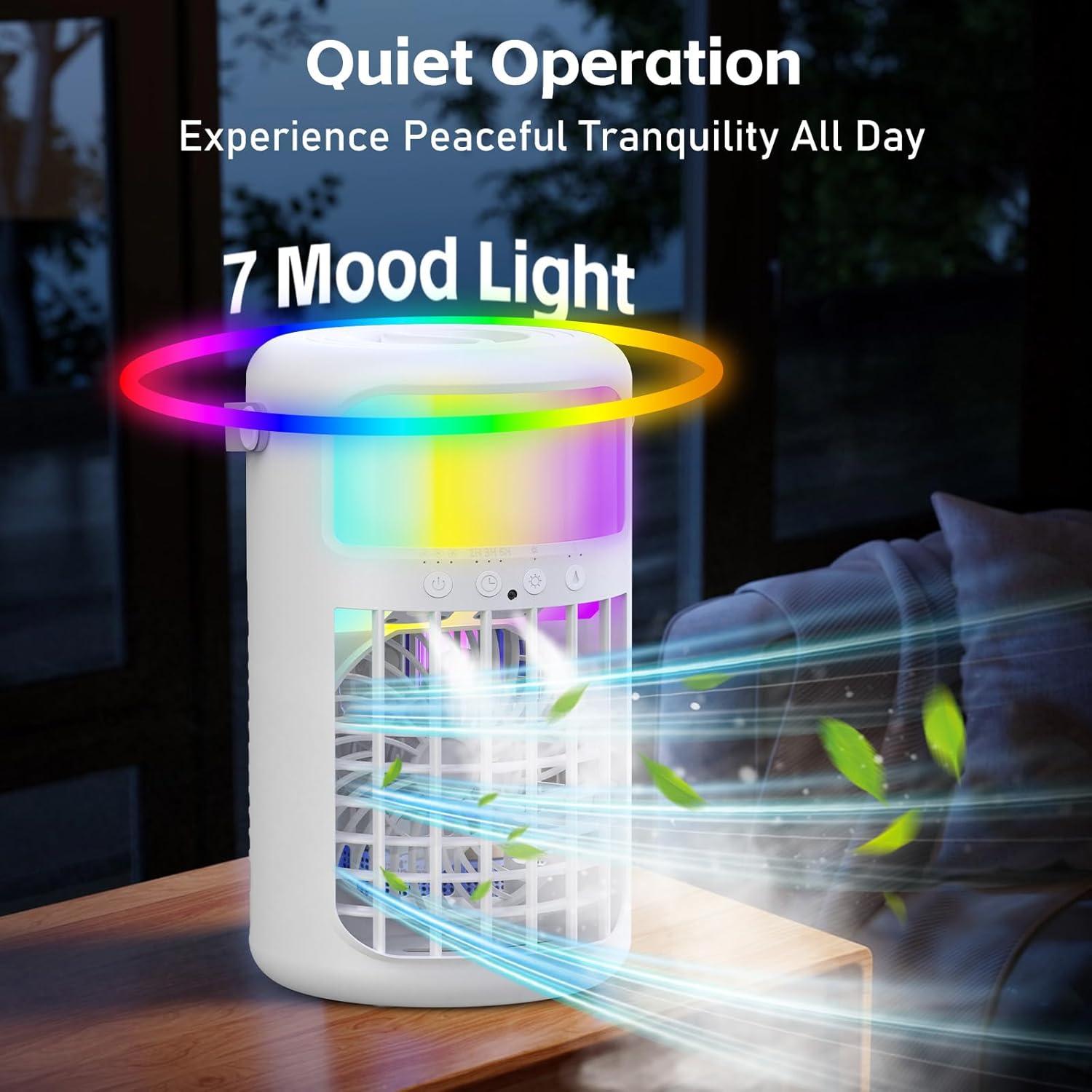 Aire Acondicionado Portátil Fotuial LF-03 4-en-1 Ultra-Silencioso