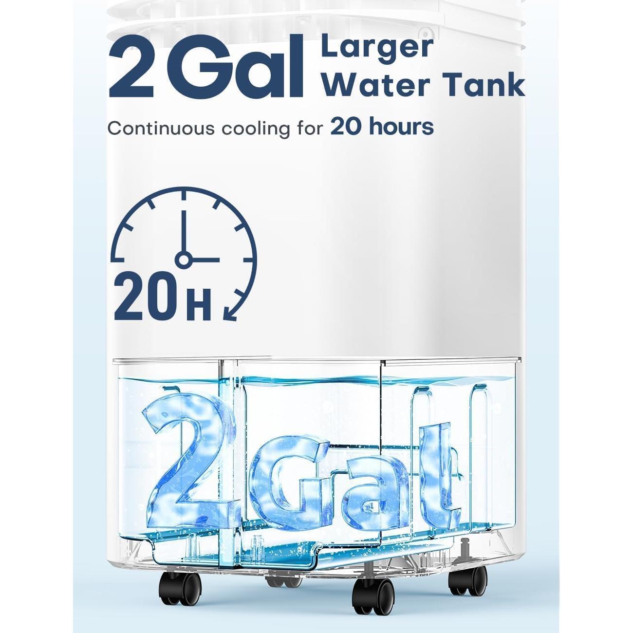 Acondicionador de aire portátil TEMEIKE DL3 4-en-1 7.57L