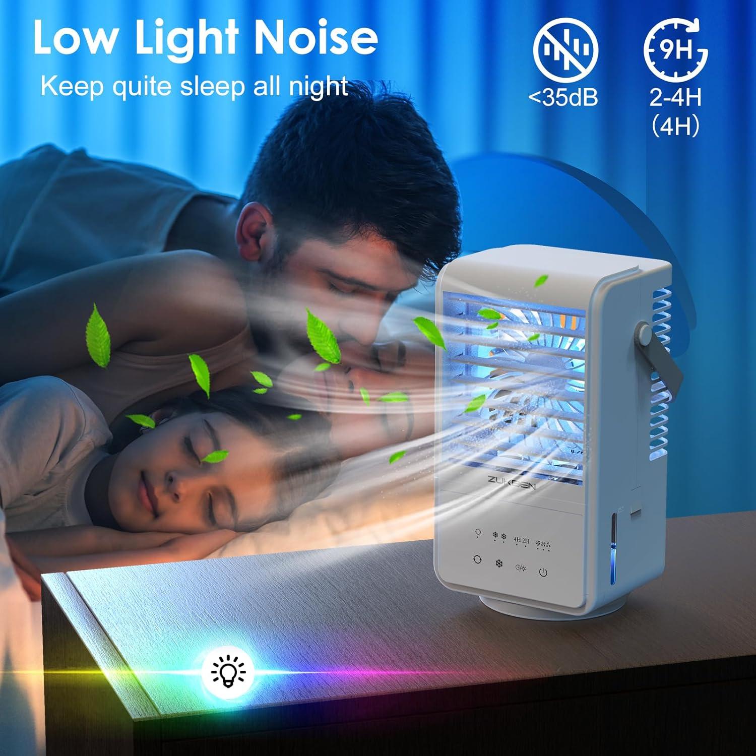 Acondicionador de Aire Portátil ZUKBEN YP16 4 en 1 1000ml