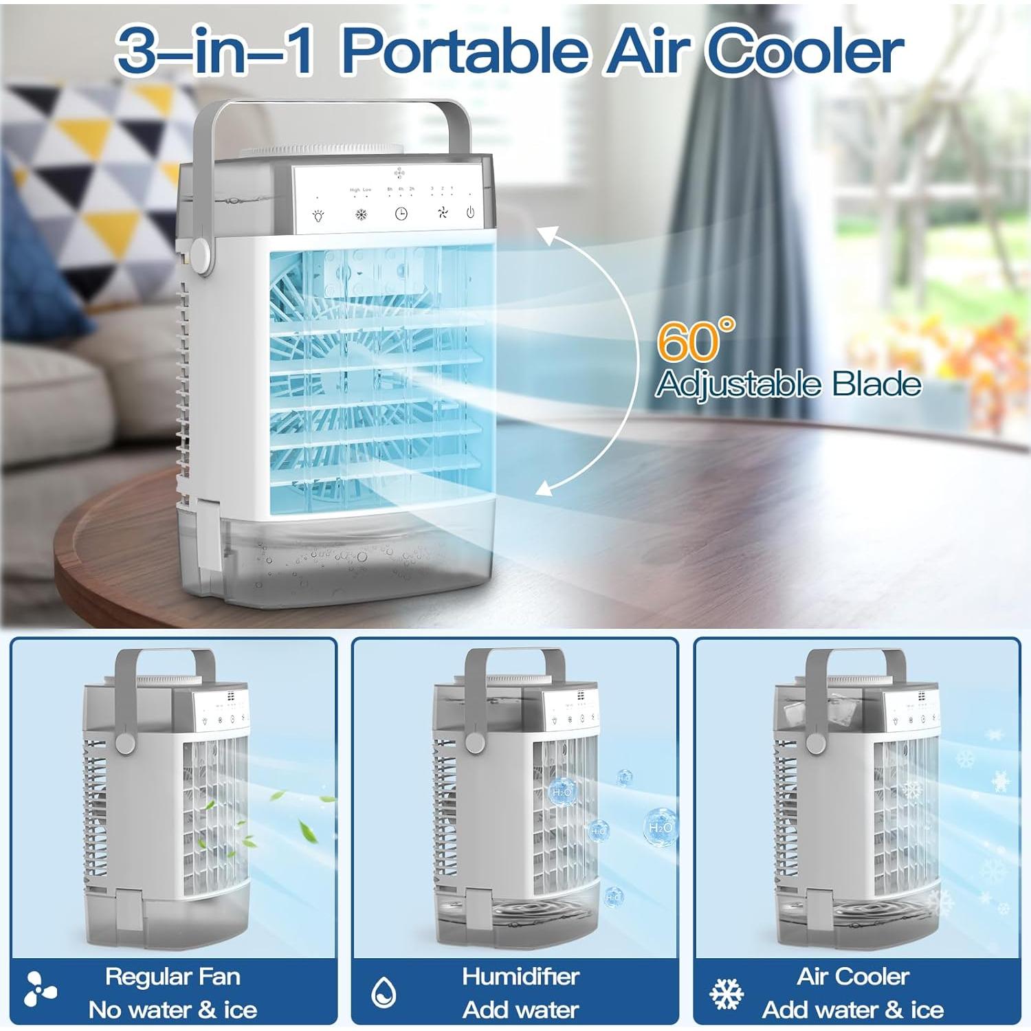 Acondicionador de Aire Portátil ToTopPioneer CF-626R 1600ml