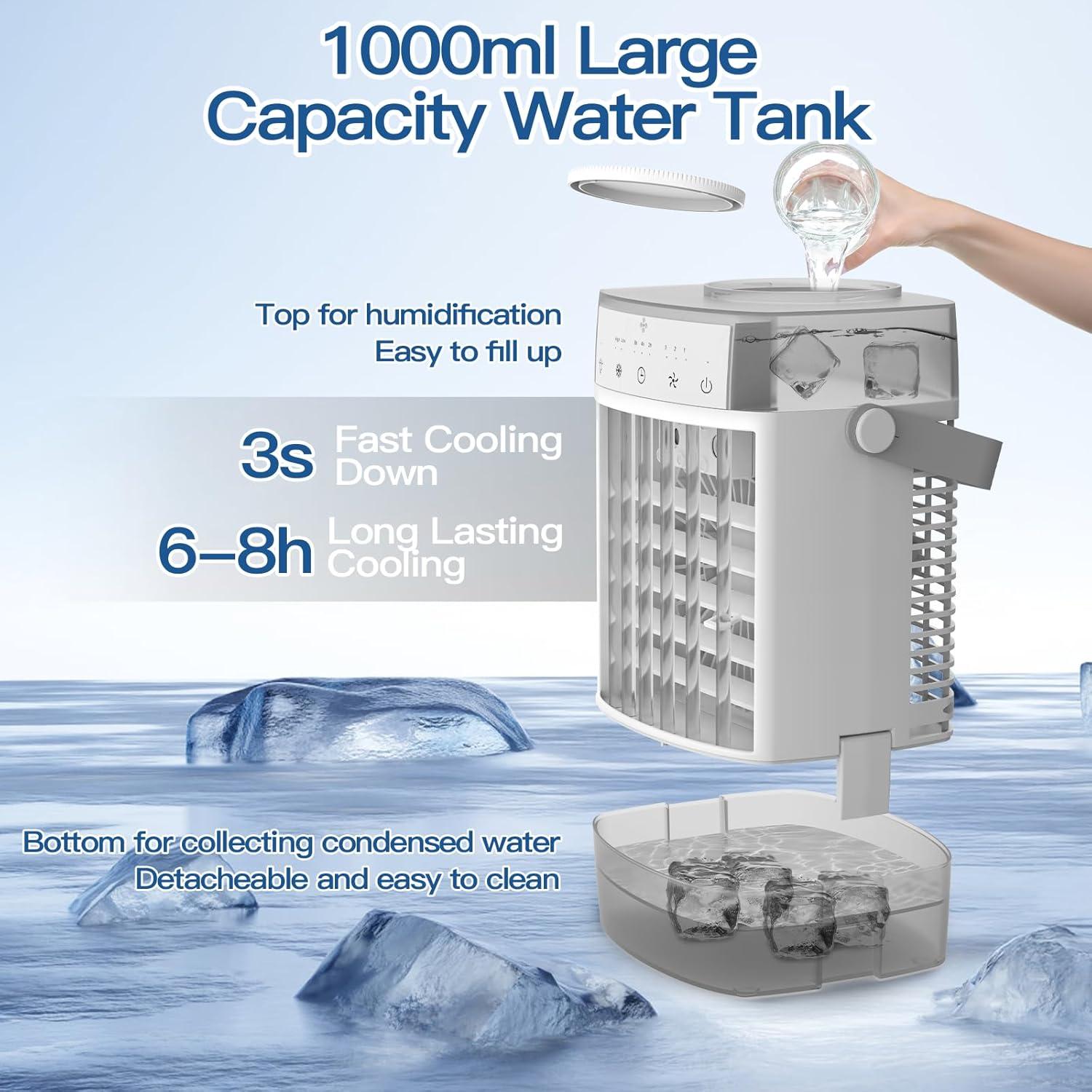 Acondicionador de Aire Portátil ToTopPioneer CF-626R 1600ml