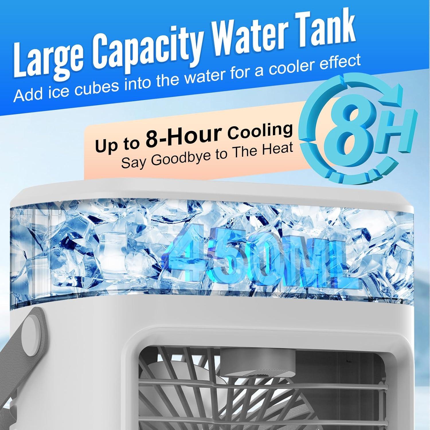 Aire Acondicionado Portátil Himviod H2201 3 Velocidades 450ml