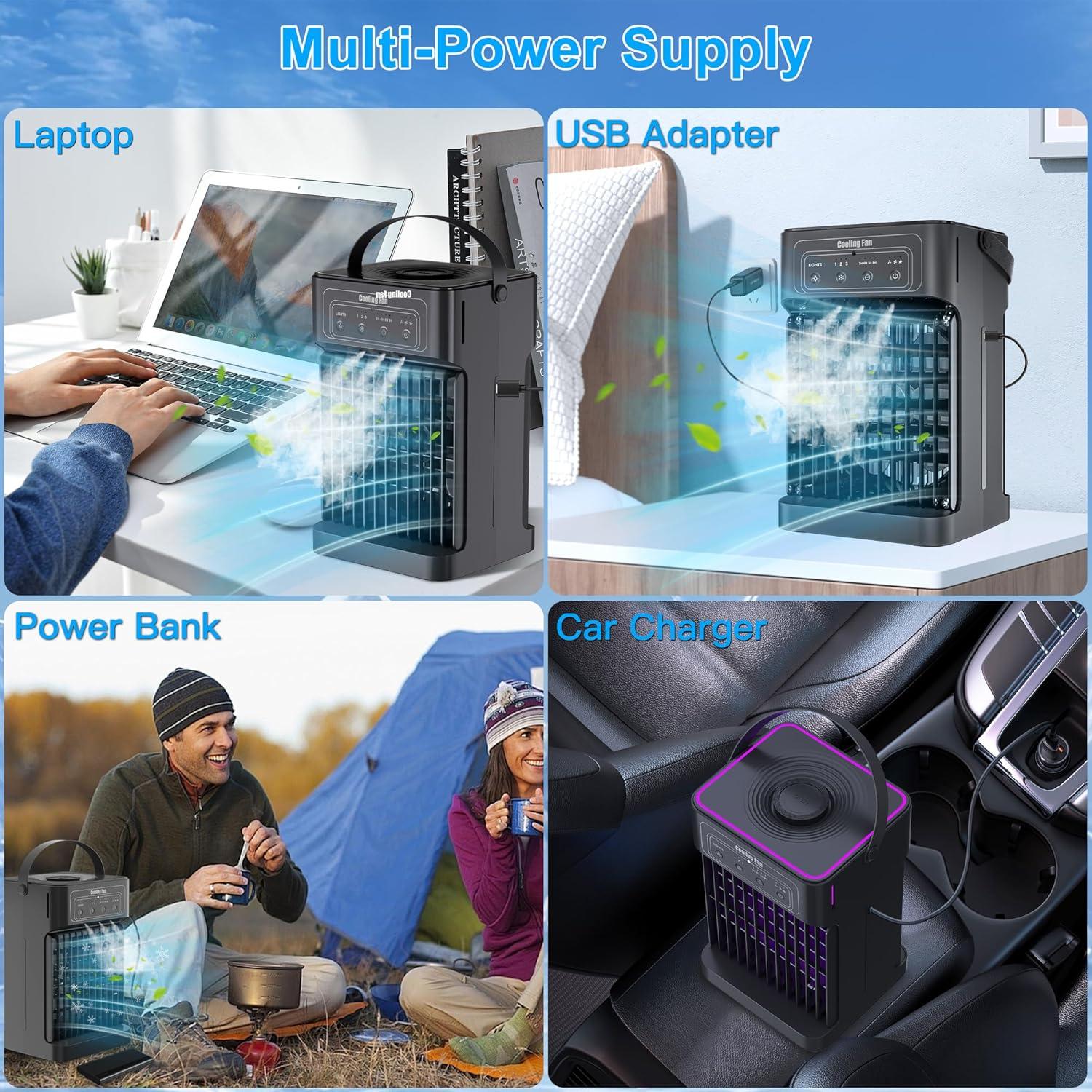 Aire Acondicionado Portátil Podafu MX003 4-en-1 1.36kg