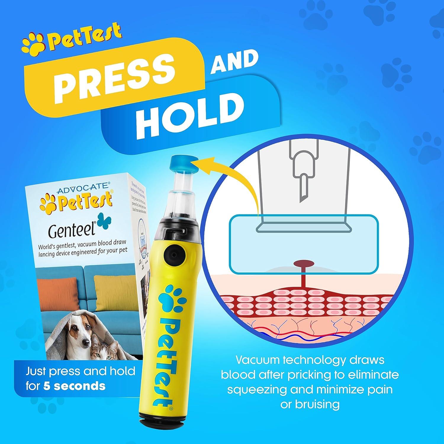 Dispositivo de Punción Sin Dolor PetTest Genteel 2024