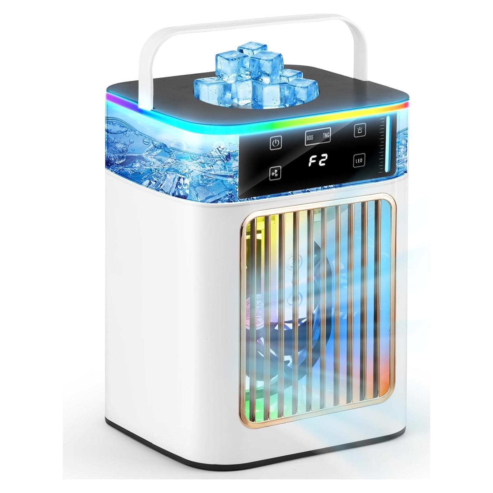 Acondicionador de Aire Portátil CHNENOMME 900ml 4 Velocidades