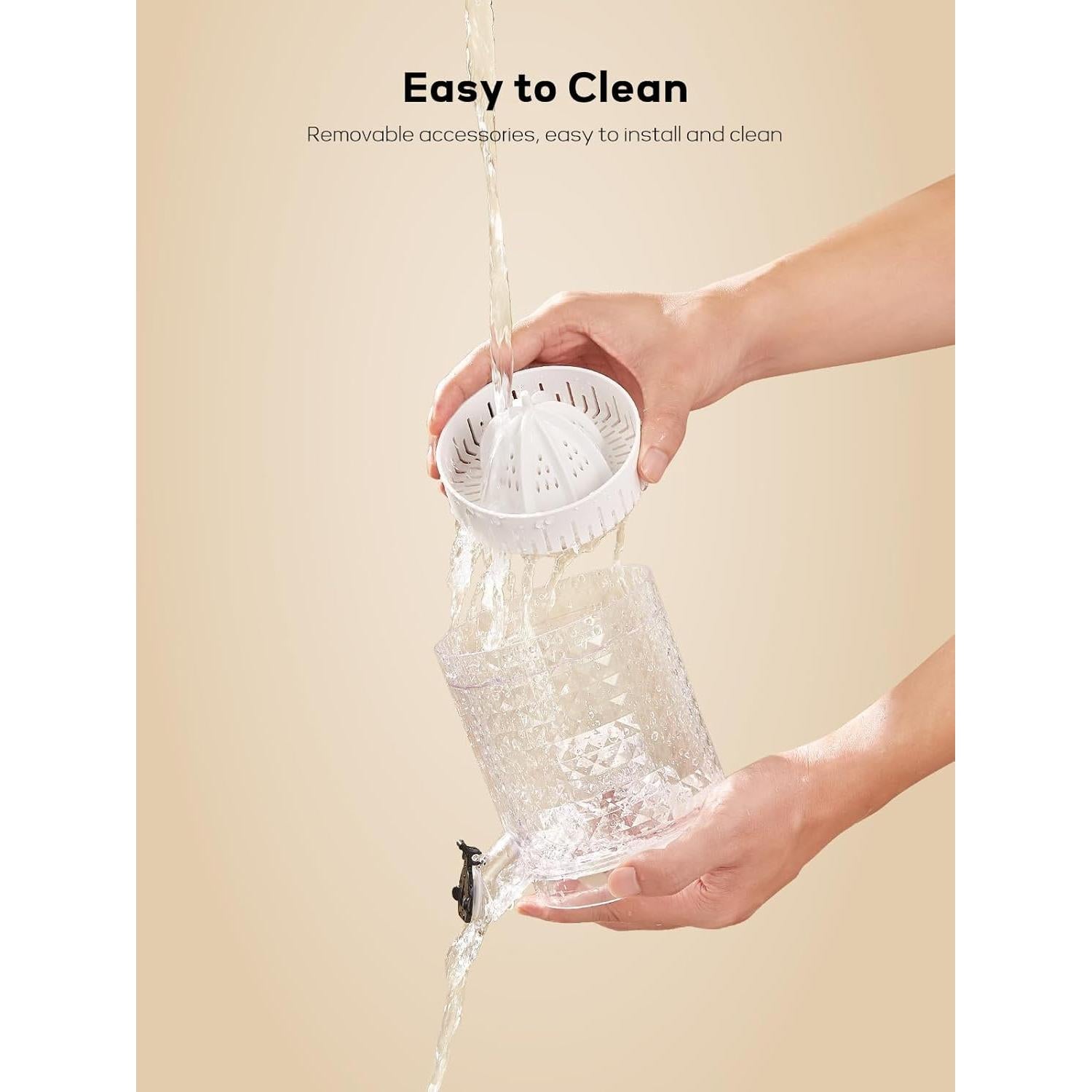 Exprimidor Eléctrico de Cítricos QCen FE002B 90W Negro