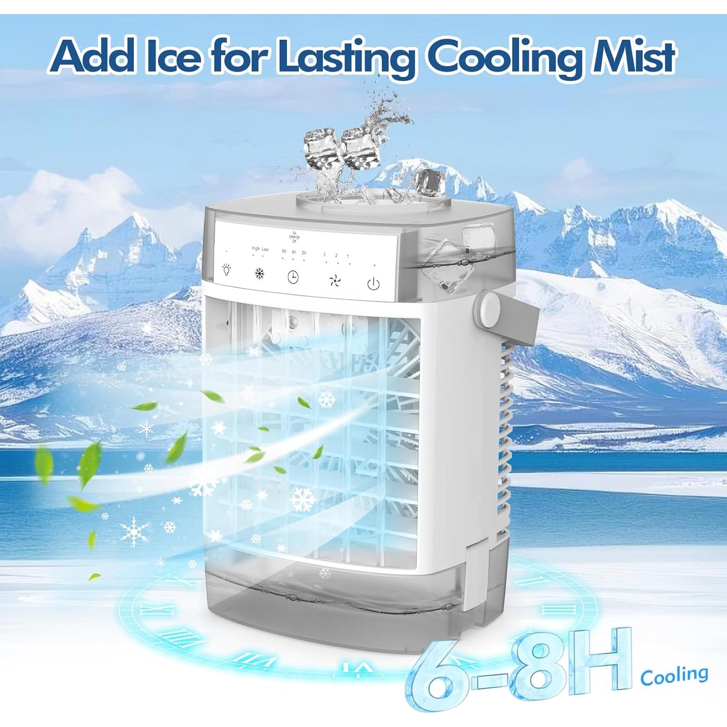 Acondicionador de Aire Portátil BriteZen 1.3kg 3 Velocidades