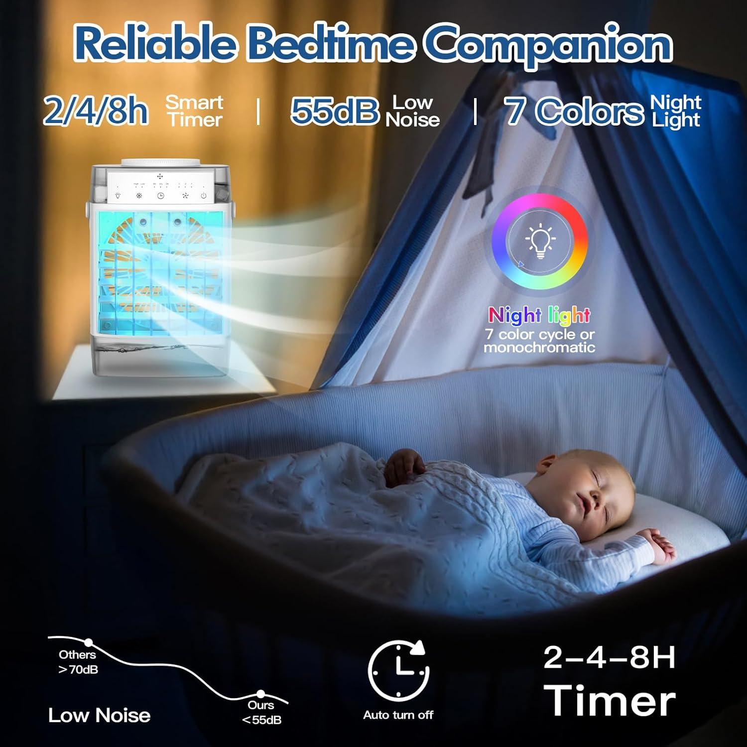 Acondicionador de Aire Portátil BriteZen 1.3kg 3 Velocidades