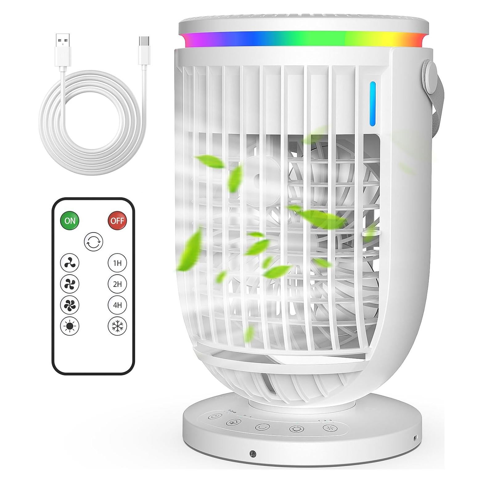 Aire Acondicionado Portátil Fosvill CBZ-1 4 en 1 Blanco