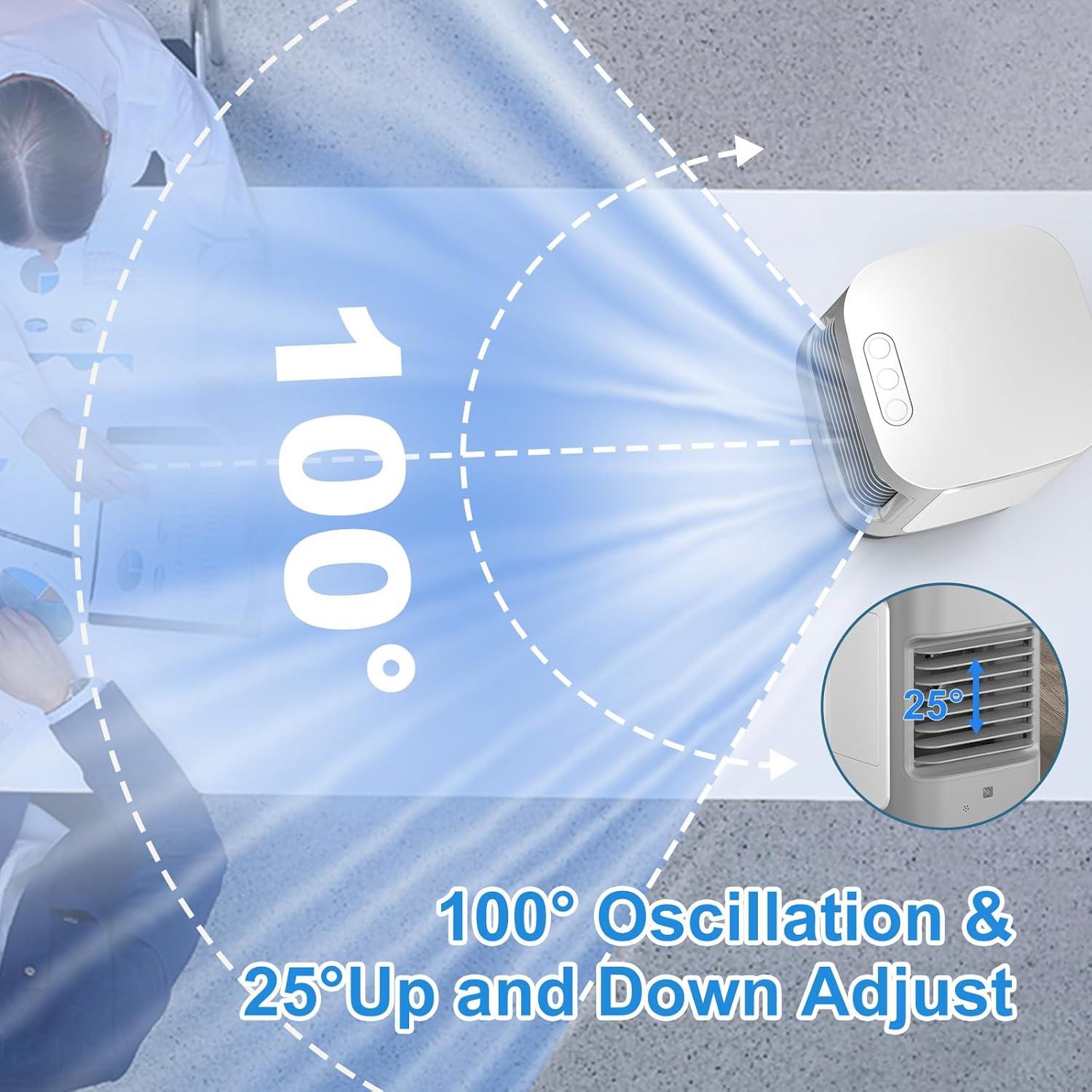 Aire Acondicionado Mini Portátil BIESQYA 3-en-1 0.82kg