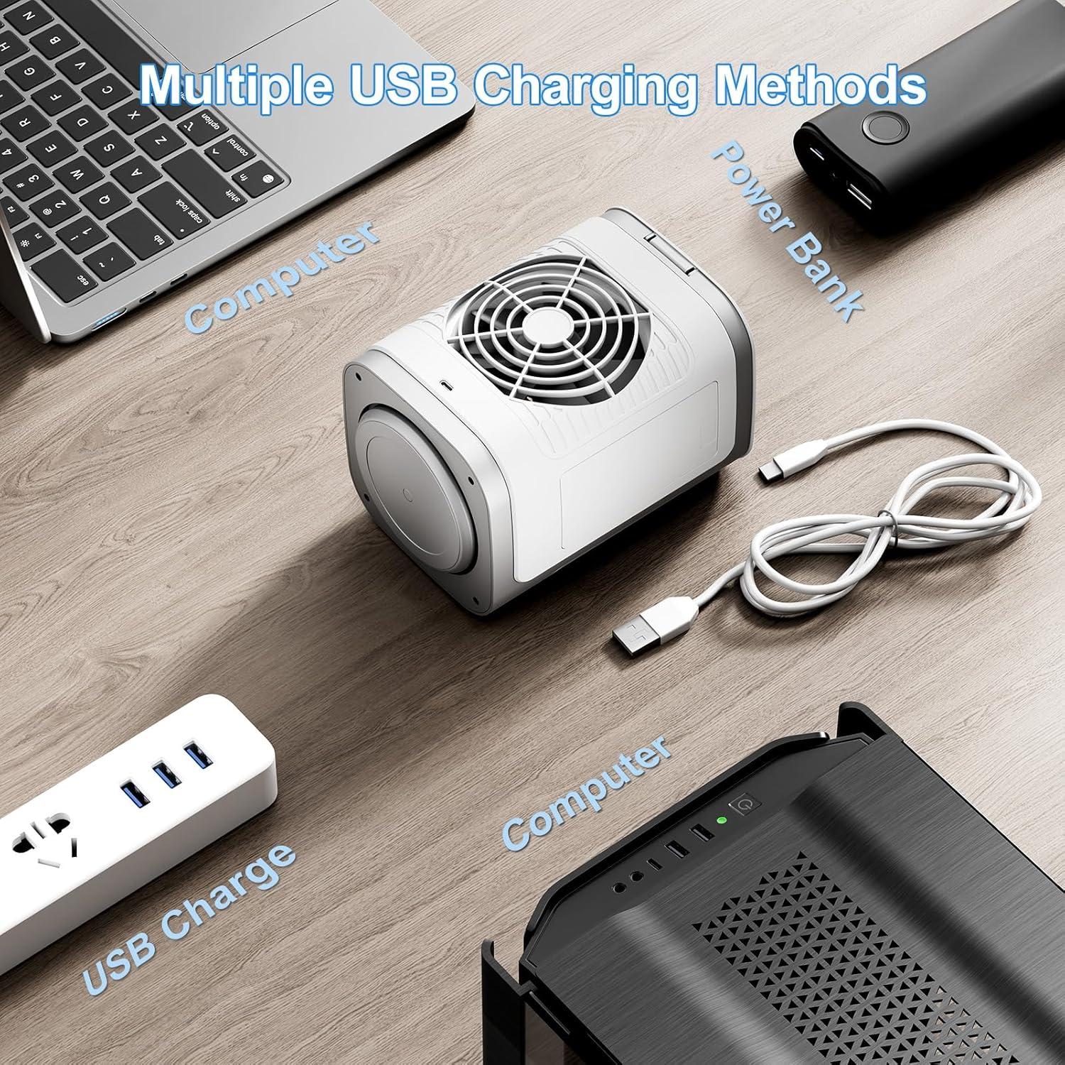 Aire Acondicionado Mini Portátil BIESQYA 3-en-1 0.82kg