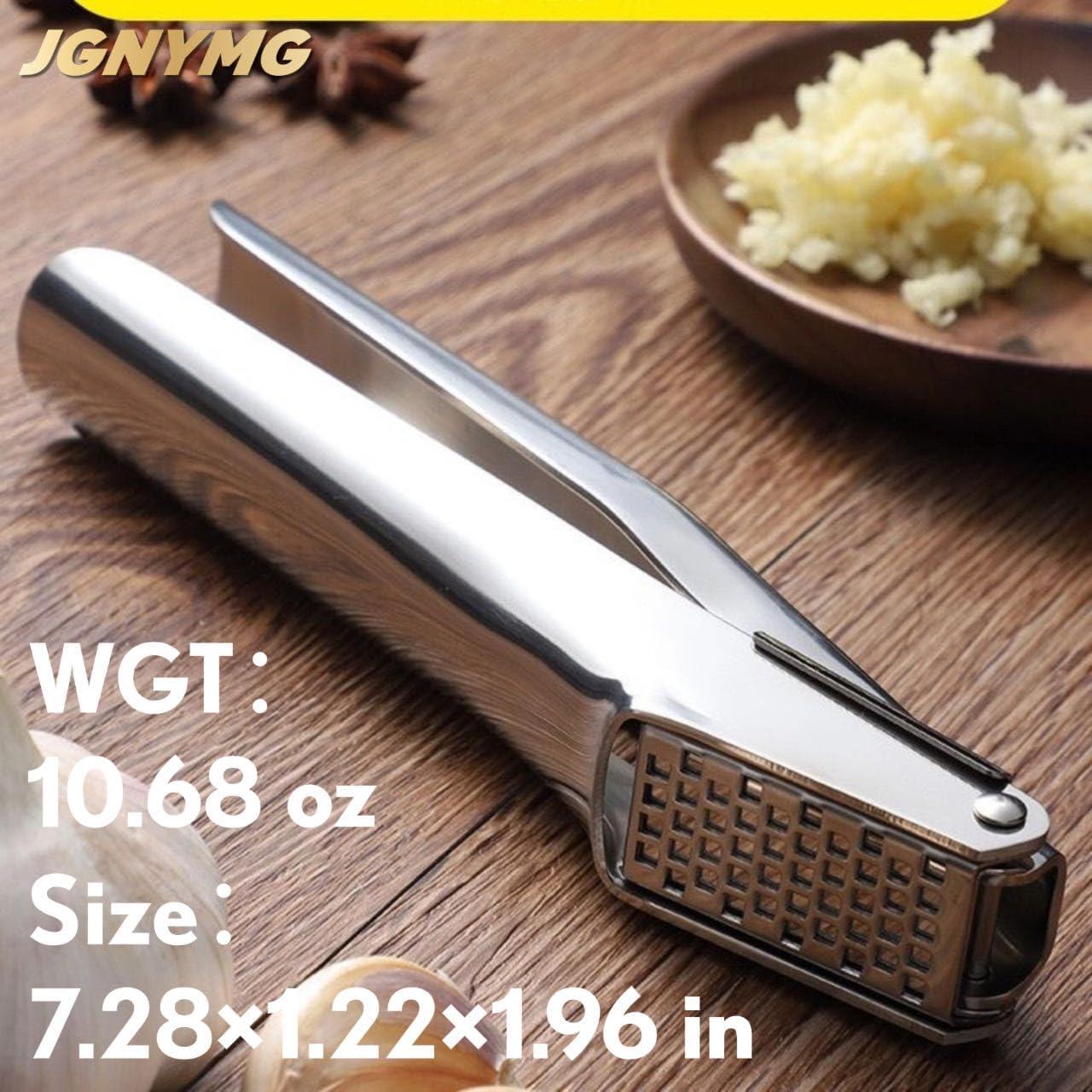 Prensa de Ajo JGNYMG de Acero Inoxidable, Multiusos y Ergonómica