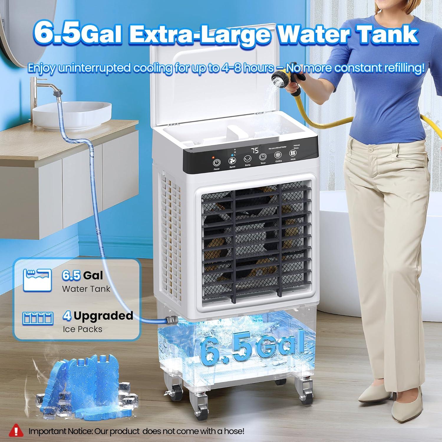 Enfriador de Aire Evaporativo Riseon ACF-23AR 3 en 1 24.6L