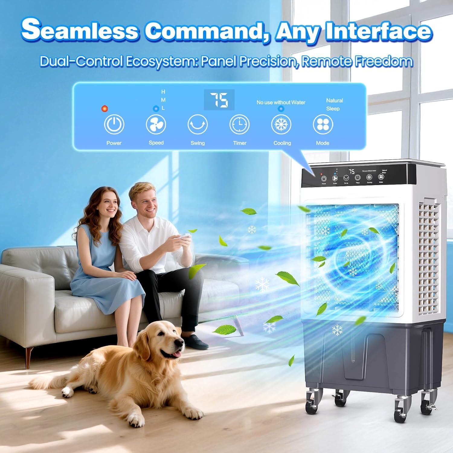 Enfriador de Aire Evaporativo Riseon ACF-23AR 3 en 1 24.6L