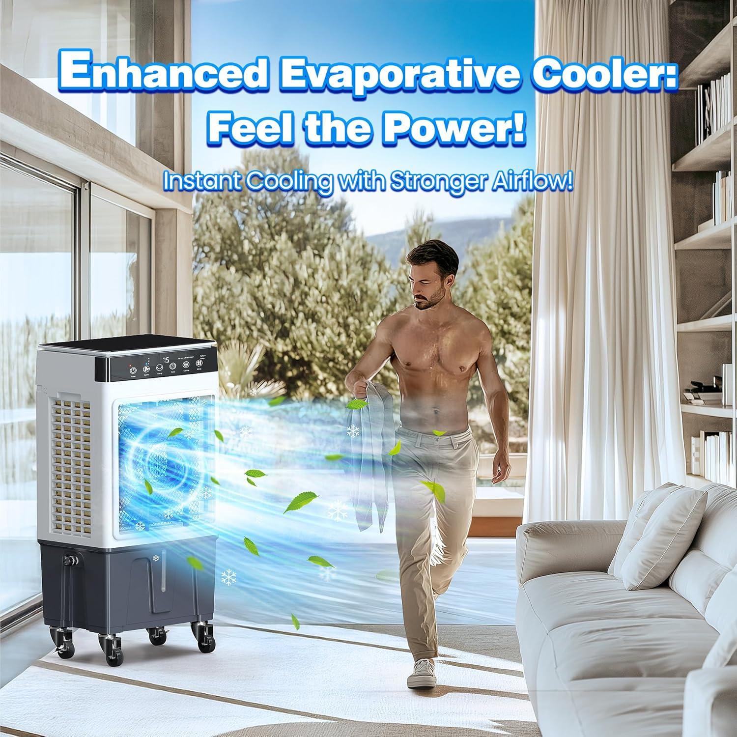 Enfriador de Aire Evaporativo Riseon ACF-23AR 3 en 1 24.6L