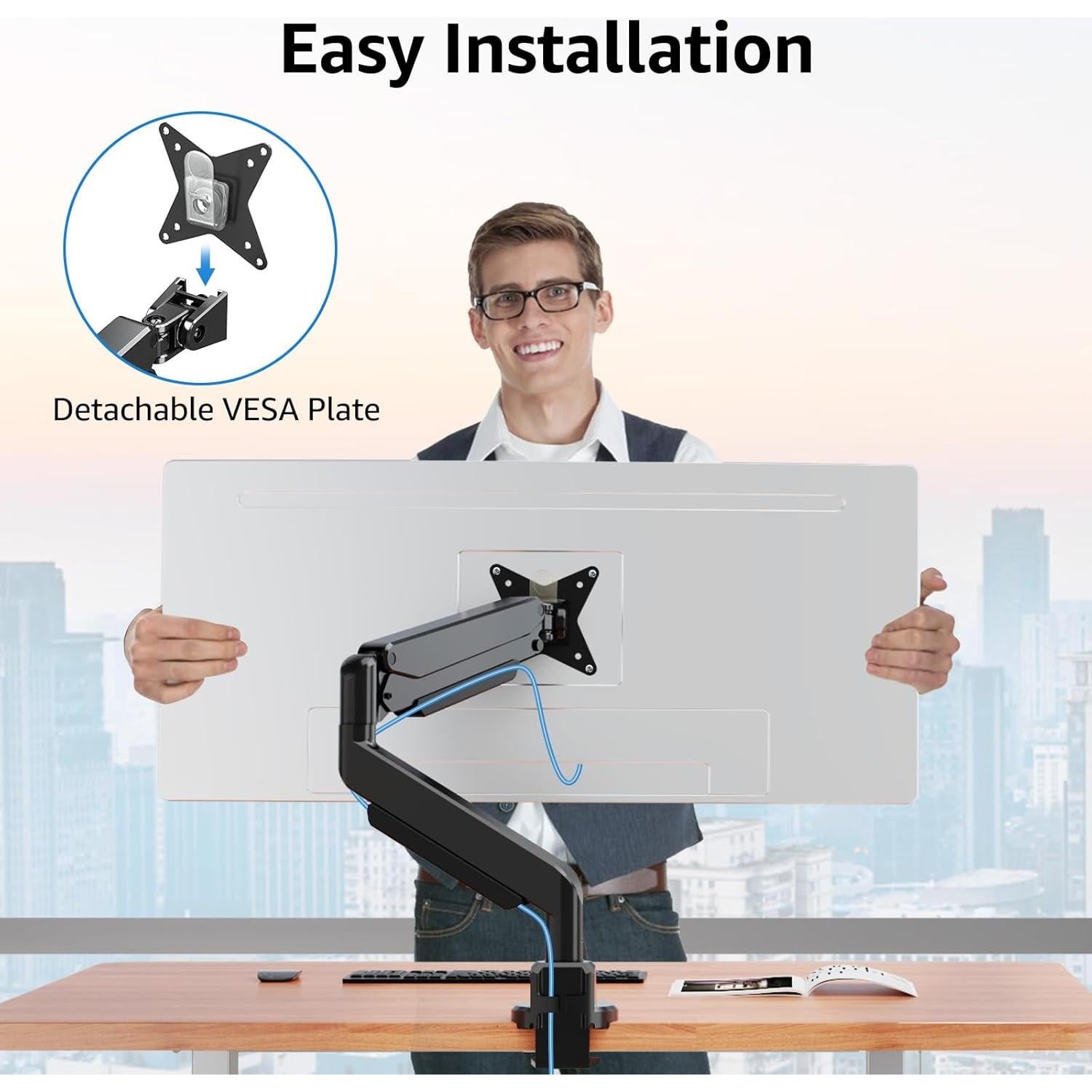 Soporte de Monitor MOUNTUP MU7011 para Pantallas 17-43"