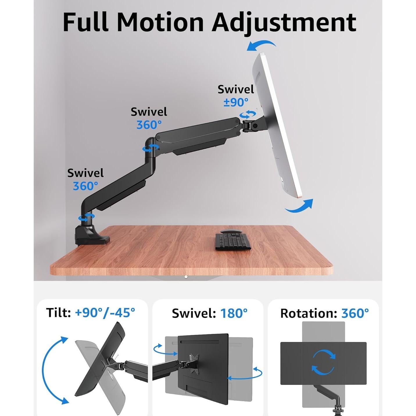 Soporte de Monitor MOUNTUP MU7011 para Pantallas 17-43"