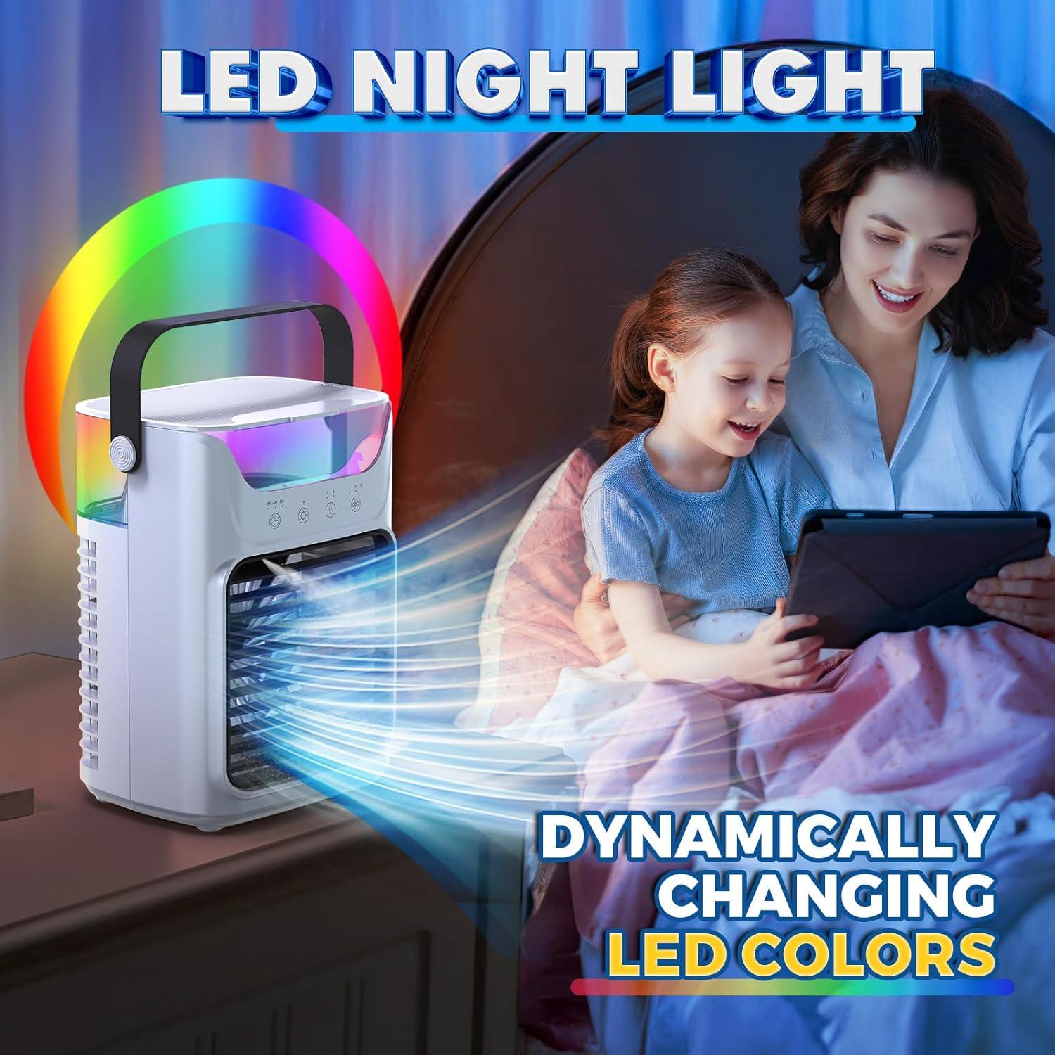 Aire Acondicionado Portátil Asingleer F16 10W 650ml 3 Velocidades