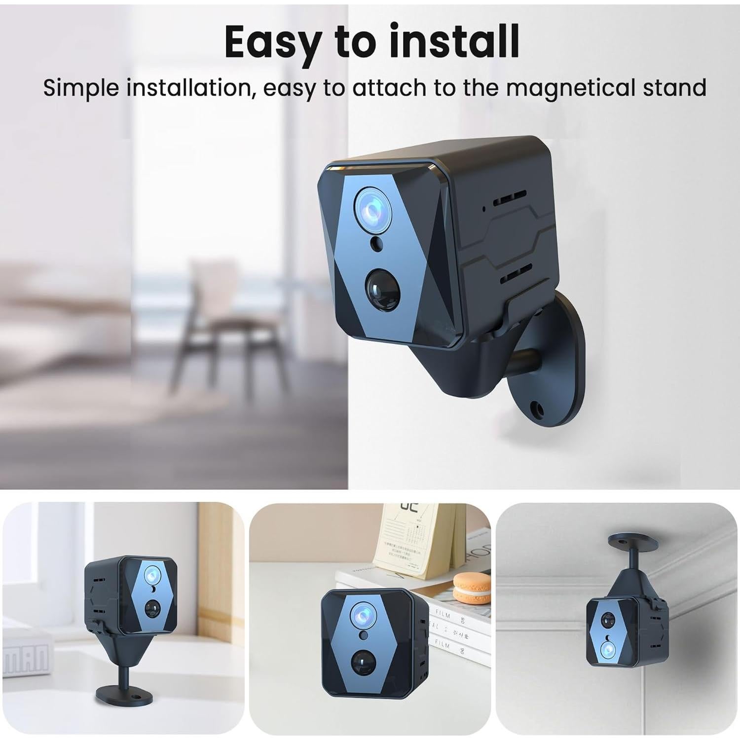 Cámara Espía WiFi 4K Vebiliki con Visión Nocturna